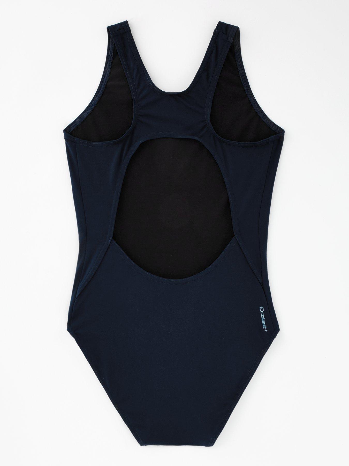Zoggs Cottesloe Sportsback Maillot De Bain Une Pièce Fille - Tissu Recyclé Résistant Au Chlore