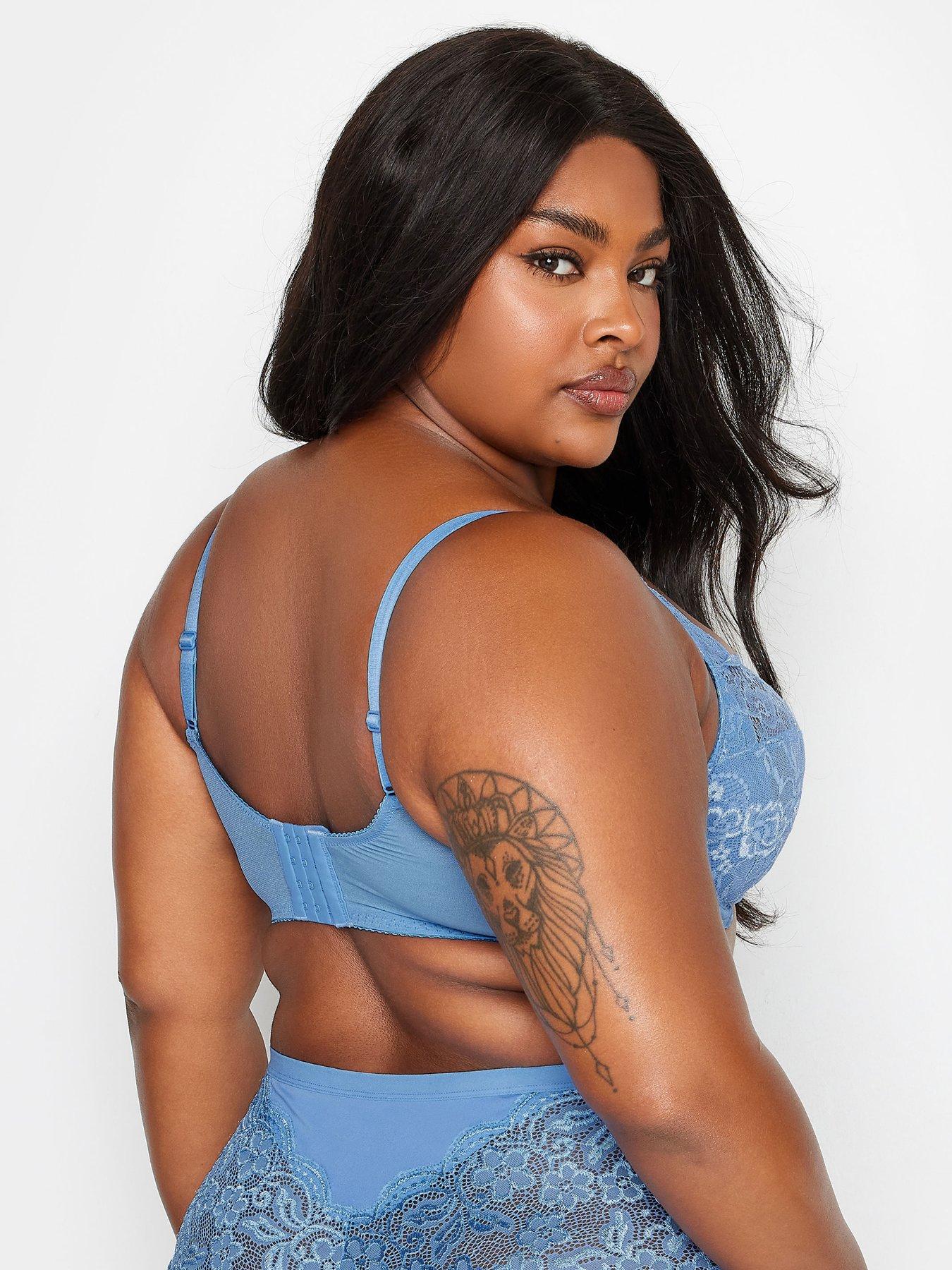 Image 2 of 4 of Yours Curve Stretch Lace Non Pad Uw Bra