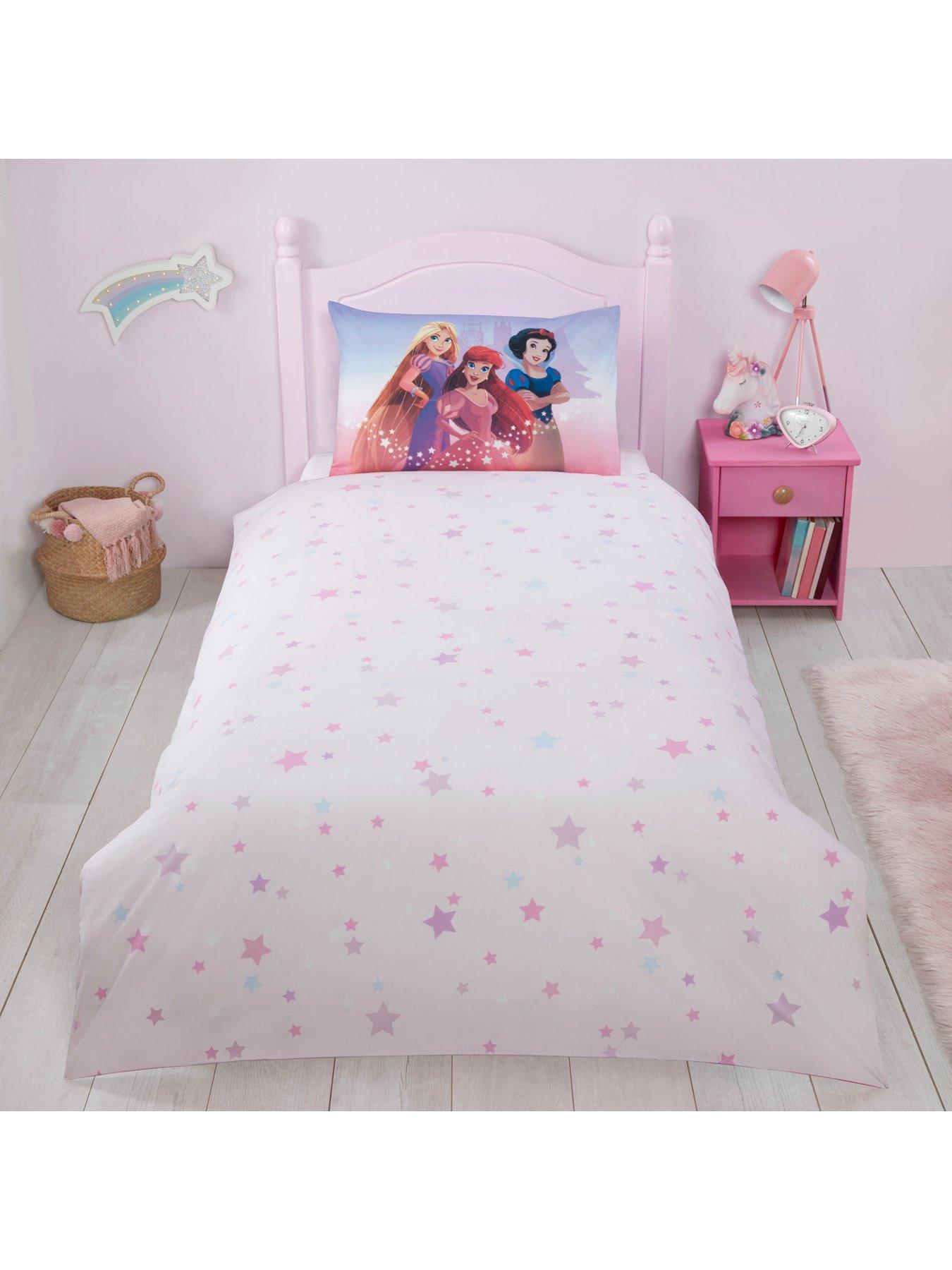 Disney Princess Single Duvet Cover Set - Pink | Littlewoods