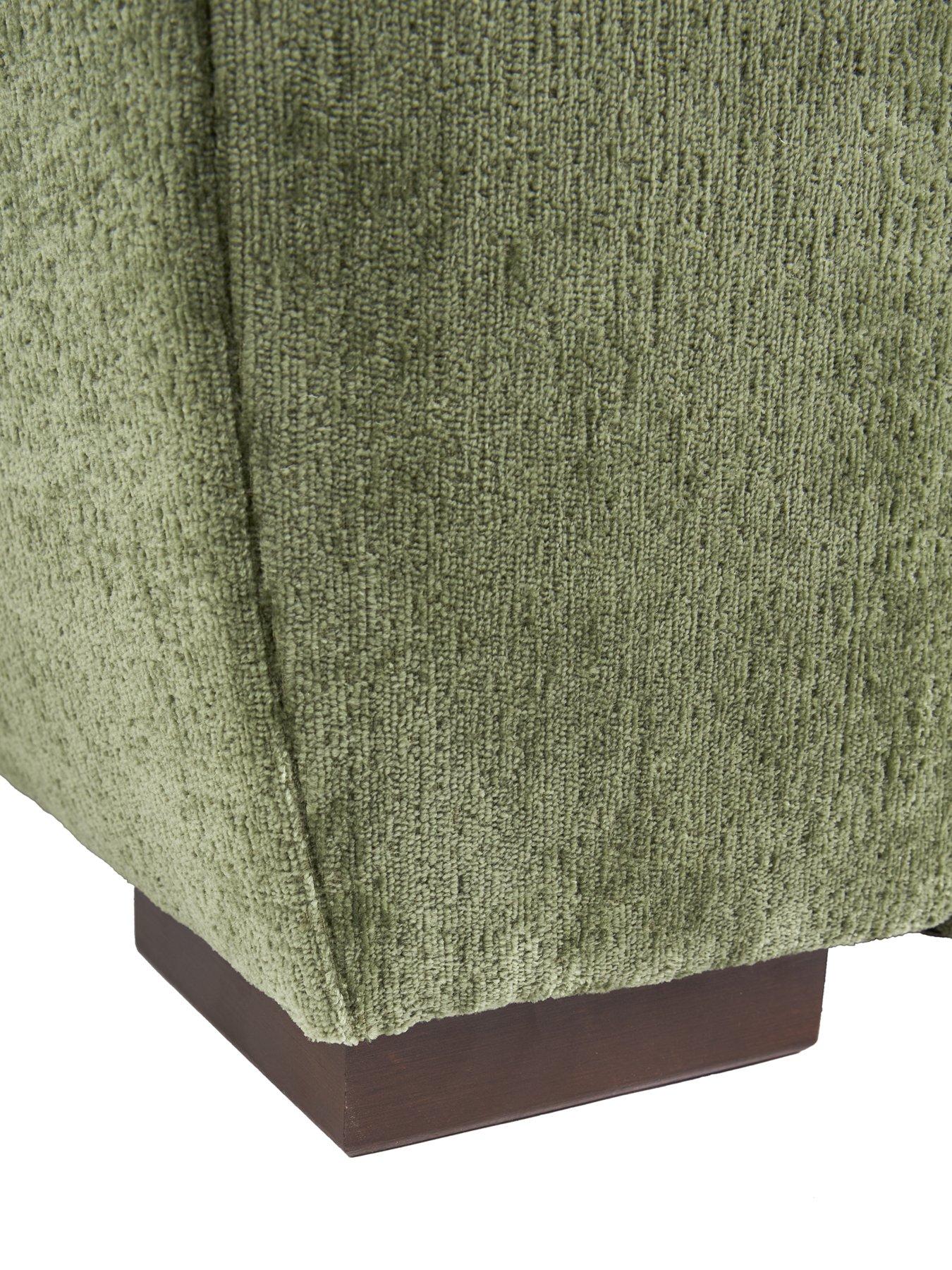Image 5 of 7 of The Very Collection Salerno Standard Back Fabric 3 + 2 Seater Sofa Set (Buy &amp; SAVE!) &ndash; Olive Green - FSC&reg; Certified