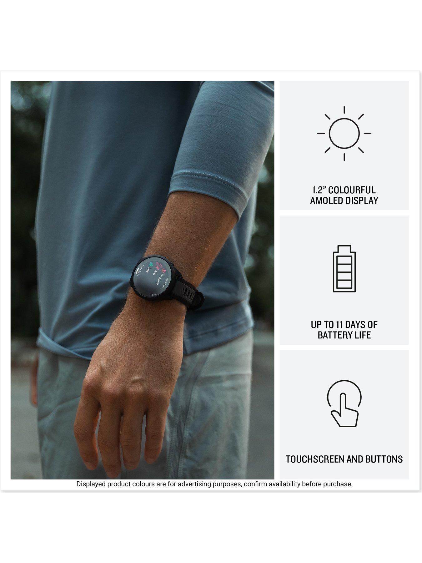 GARMIN FORERUNNER 165 ブラック Forerunner 165 | スマートウォッチ | Garmin 日本