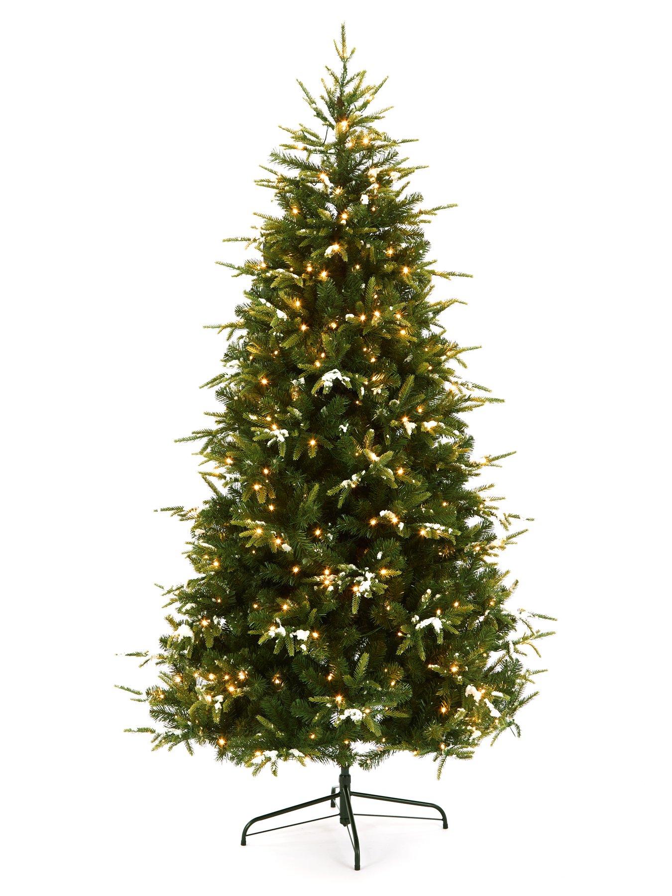  image of very-home-7ft-ashdown-pre-lit-snow-tipped-christmas-tree