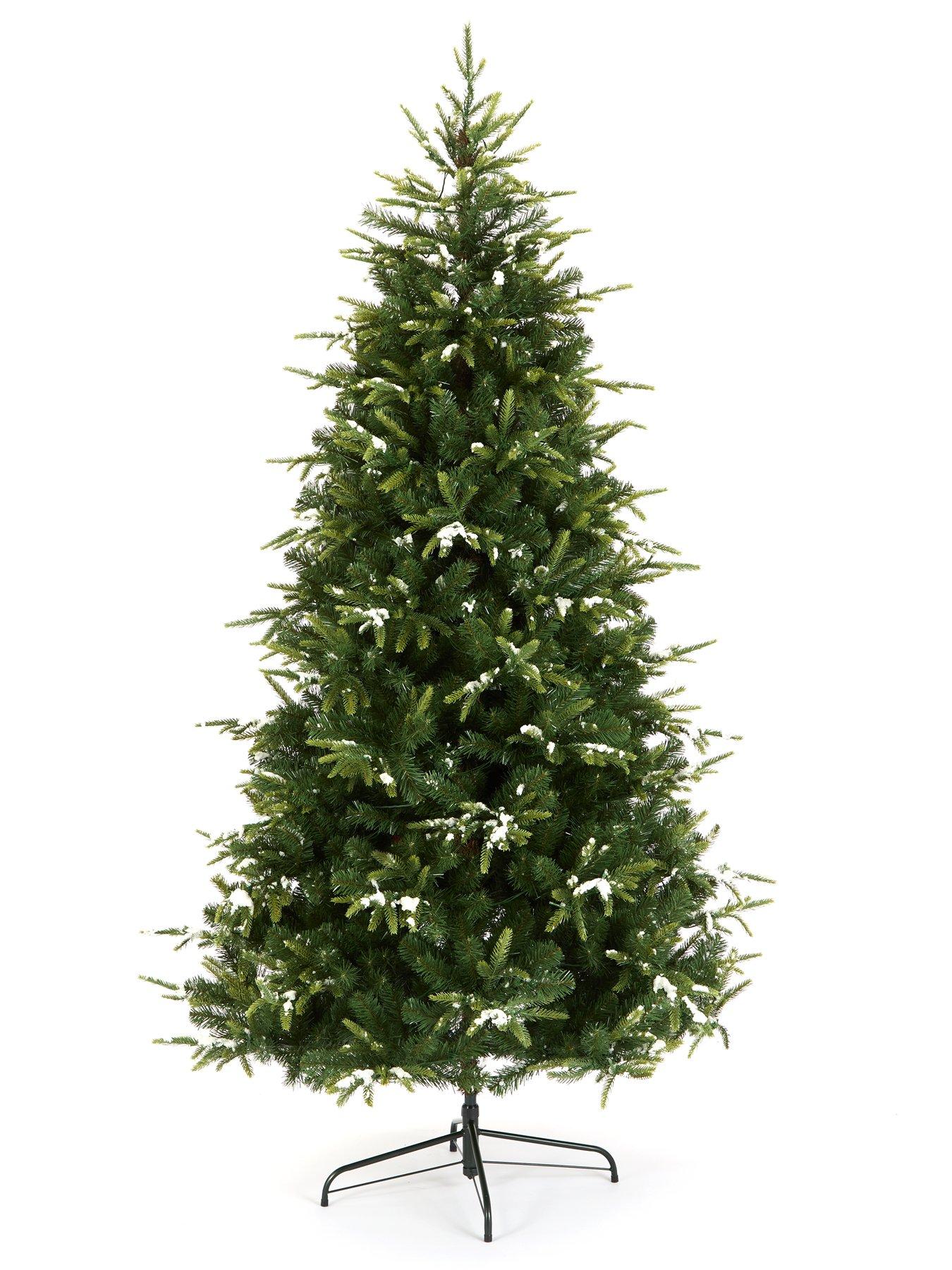  image of very-home-7ft-ashdown-pre-lit-snow-tipped-christmas-tree