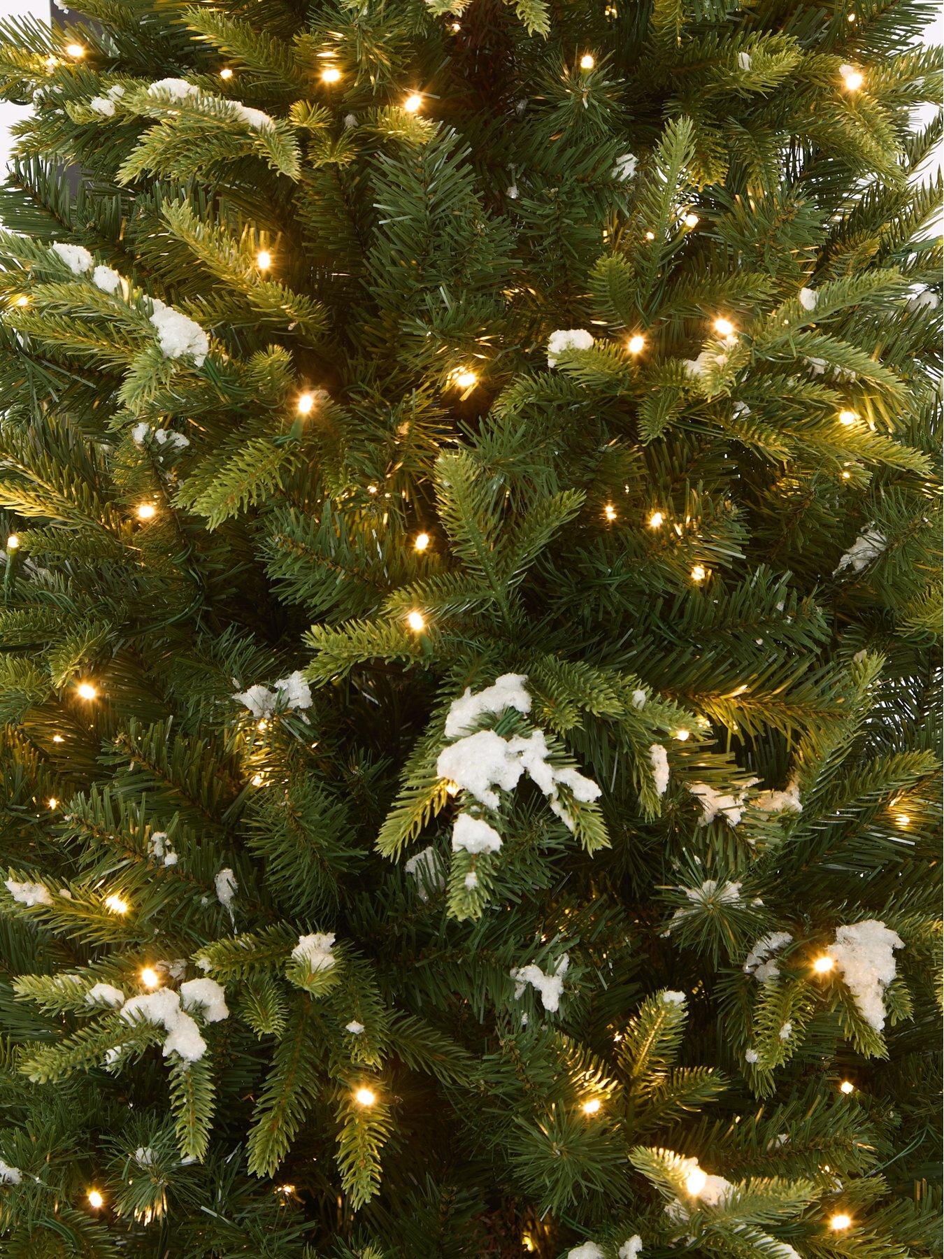  image of very-home-7ft-ashdown-pre-lit-snow-tipped-christmas-tree