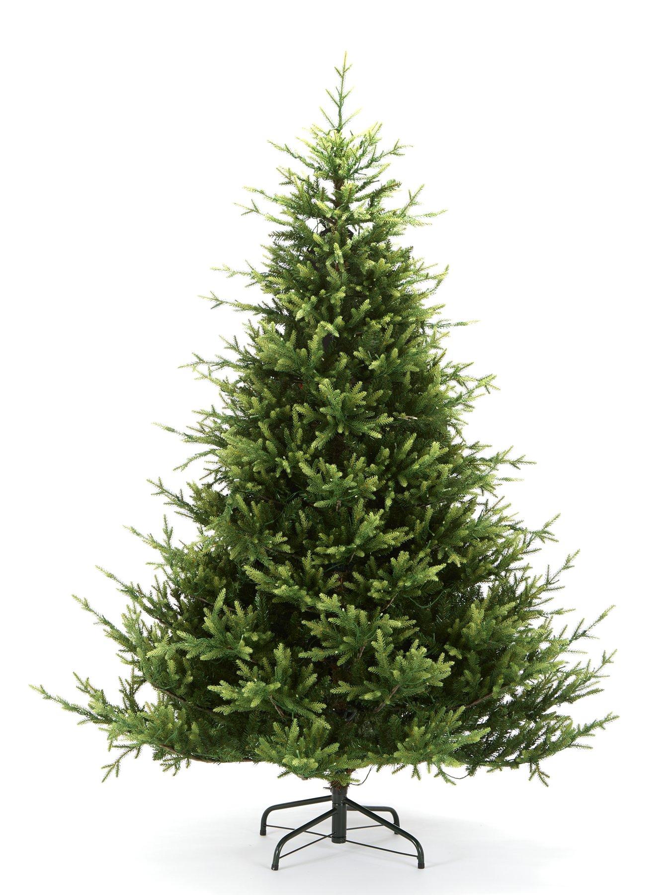Image 3 of 4 of The Very Collection 7ft (210 cm) Grand Nottingham Fir Pre-Lit Christmas Tree