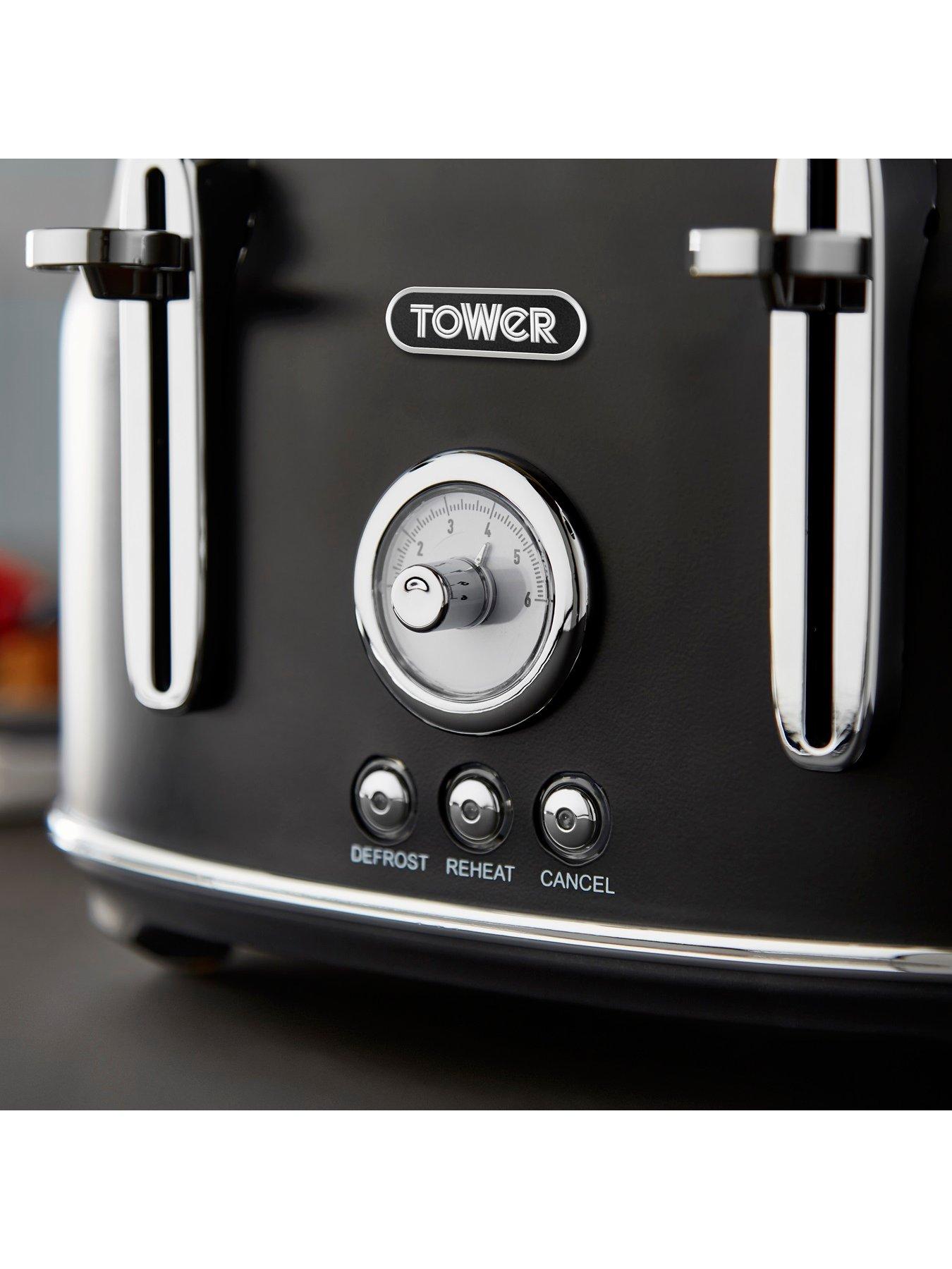 Image 7 of 7 of Tower Renaissance Kettle &amp; 4-Slice Toaster Twin Pack -&nbsp;Black