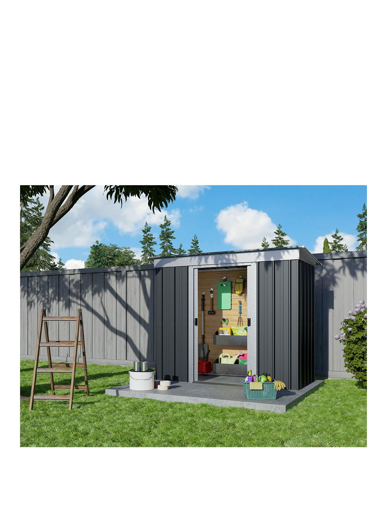 yardmaster-6ft-x-4ft-castleton-pent-roof-metal-shed