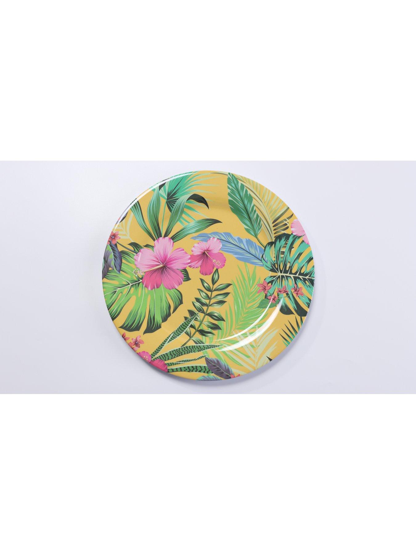  image of waterside-hawaiian-12-piece-melamine-dinner-set