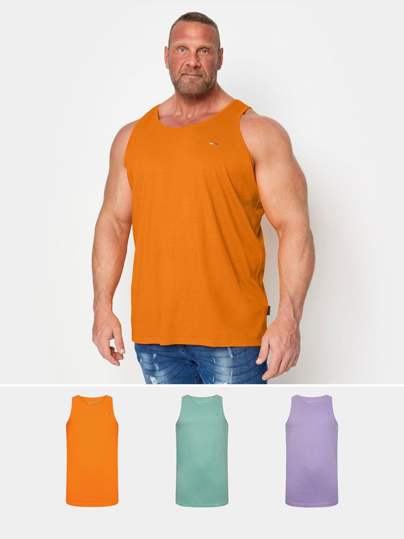  image of badrhino-3-pack-ofnbspsleeveless-vests-multi