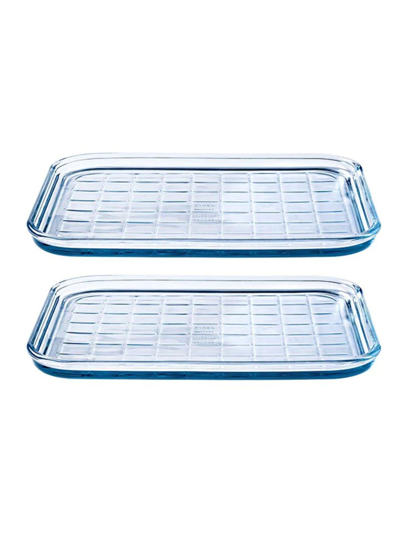 Pyrex Bake and Enjoy Set of 2 Glass Baking Trays