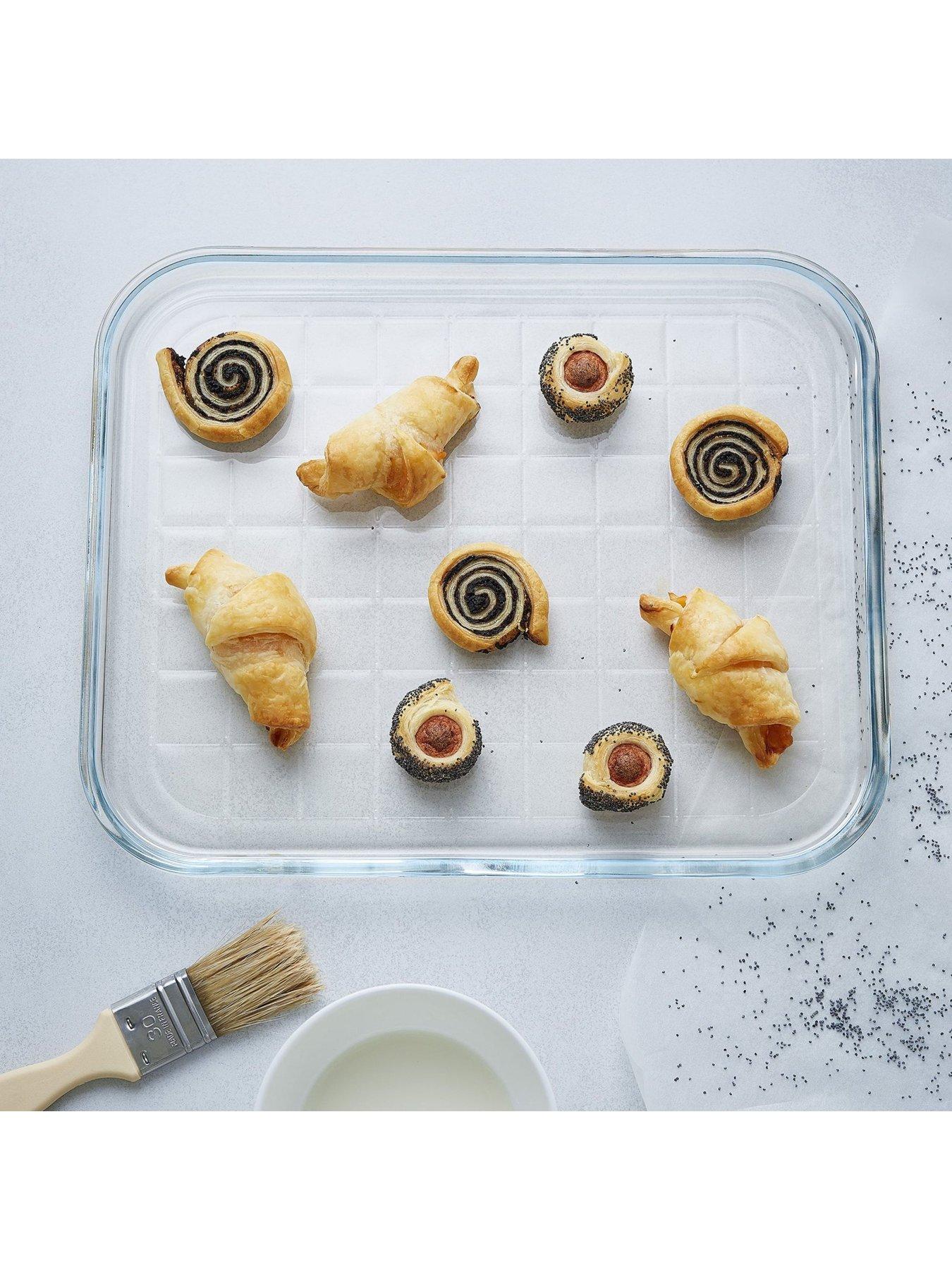  image of pyrex-bake-and-enjoy-set-of-2-glass-baking-trays