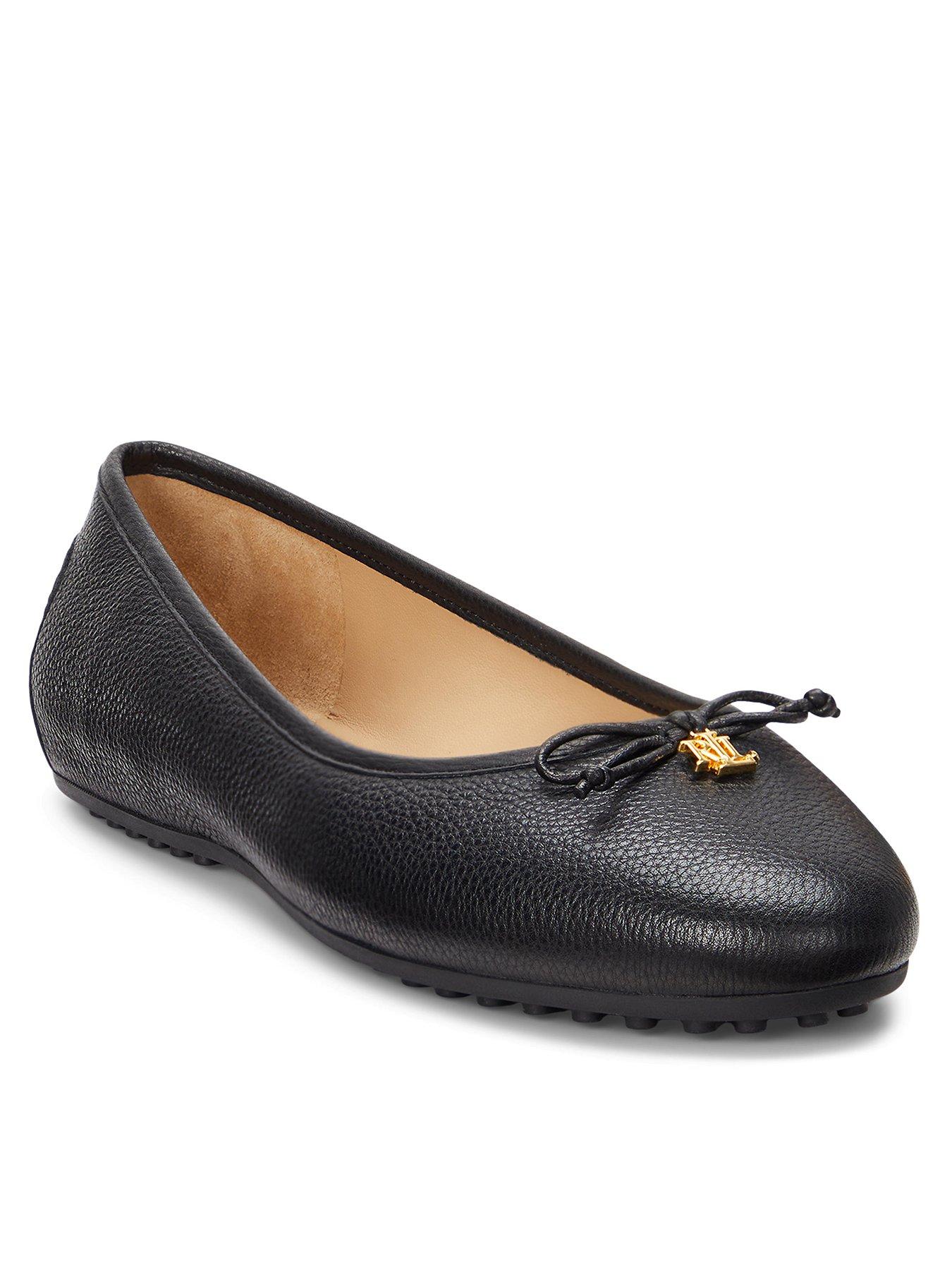 Lauren by Ralph Lauren Jayna Flat Ballet - Black