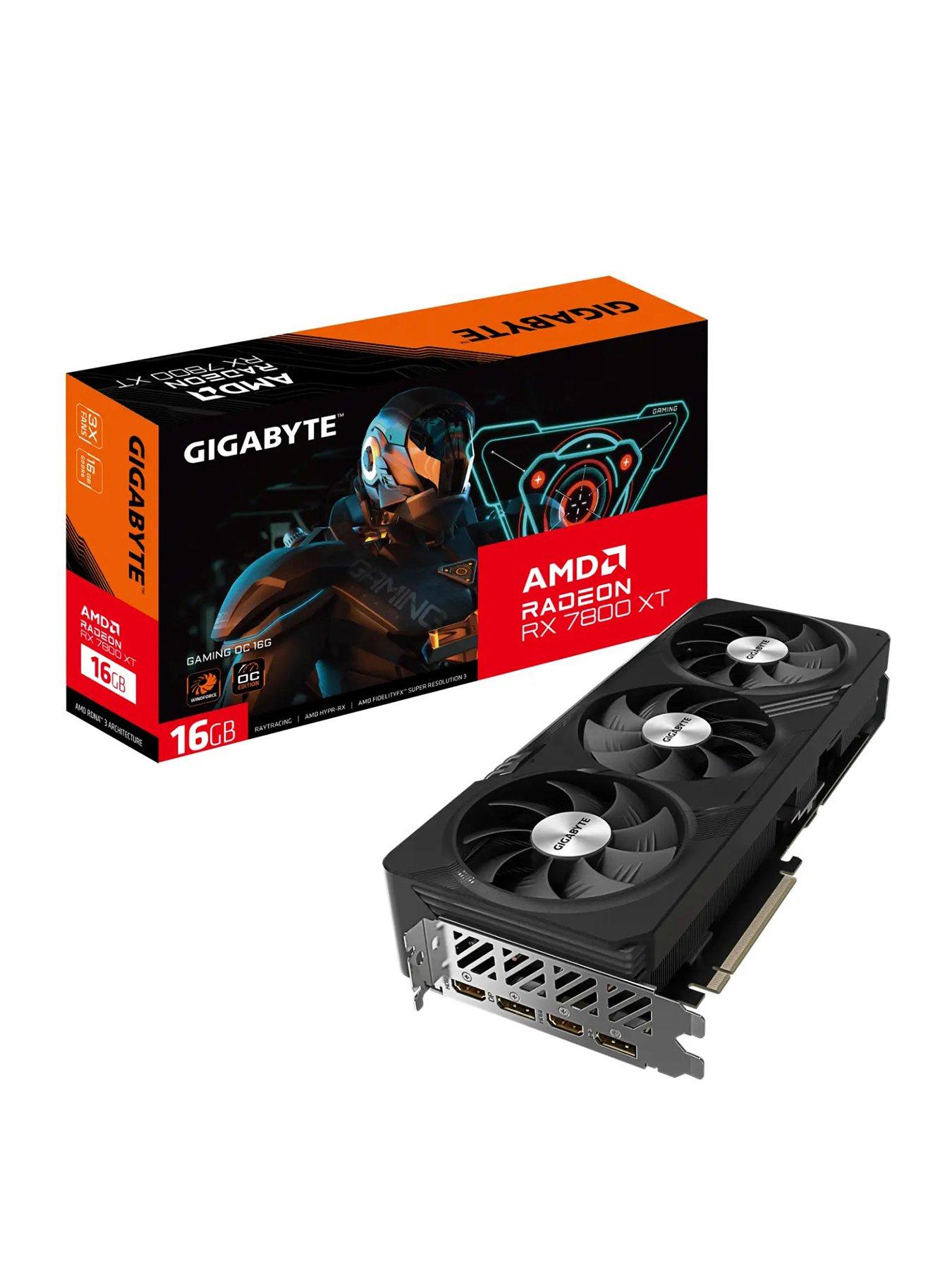 Image 1 of 6 of GIGABYTE RX 7800 XT 16GB Gaming Overclocked Graphics Card