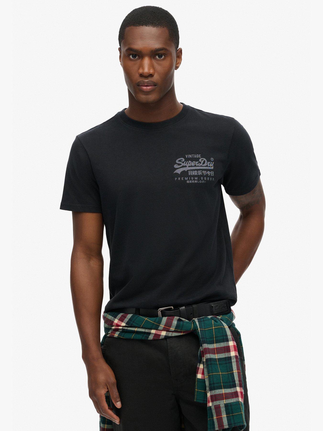 undefined Vintage Logo Heritage Chest T-shirt - Black