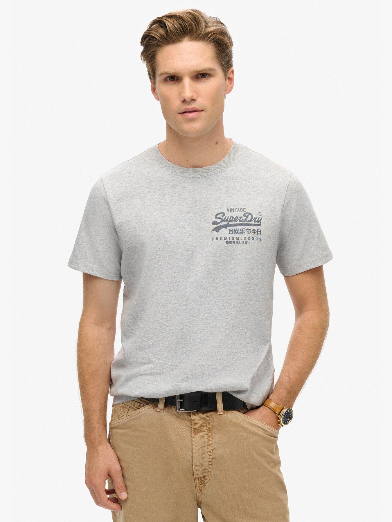  image of superdry-vintage-logo-heritage-chest-t-shirt-light-grey