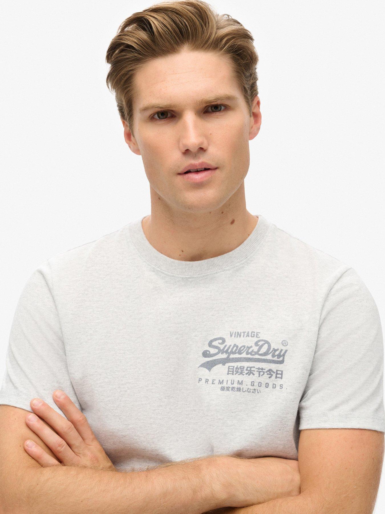  image of superdry-vintage-logo-heritage-chest-t-shirt-light-grey