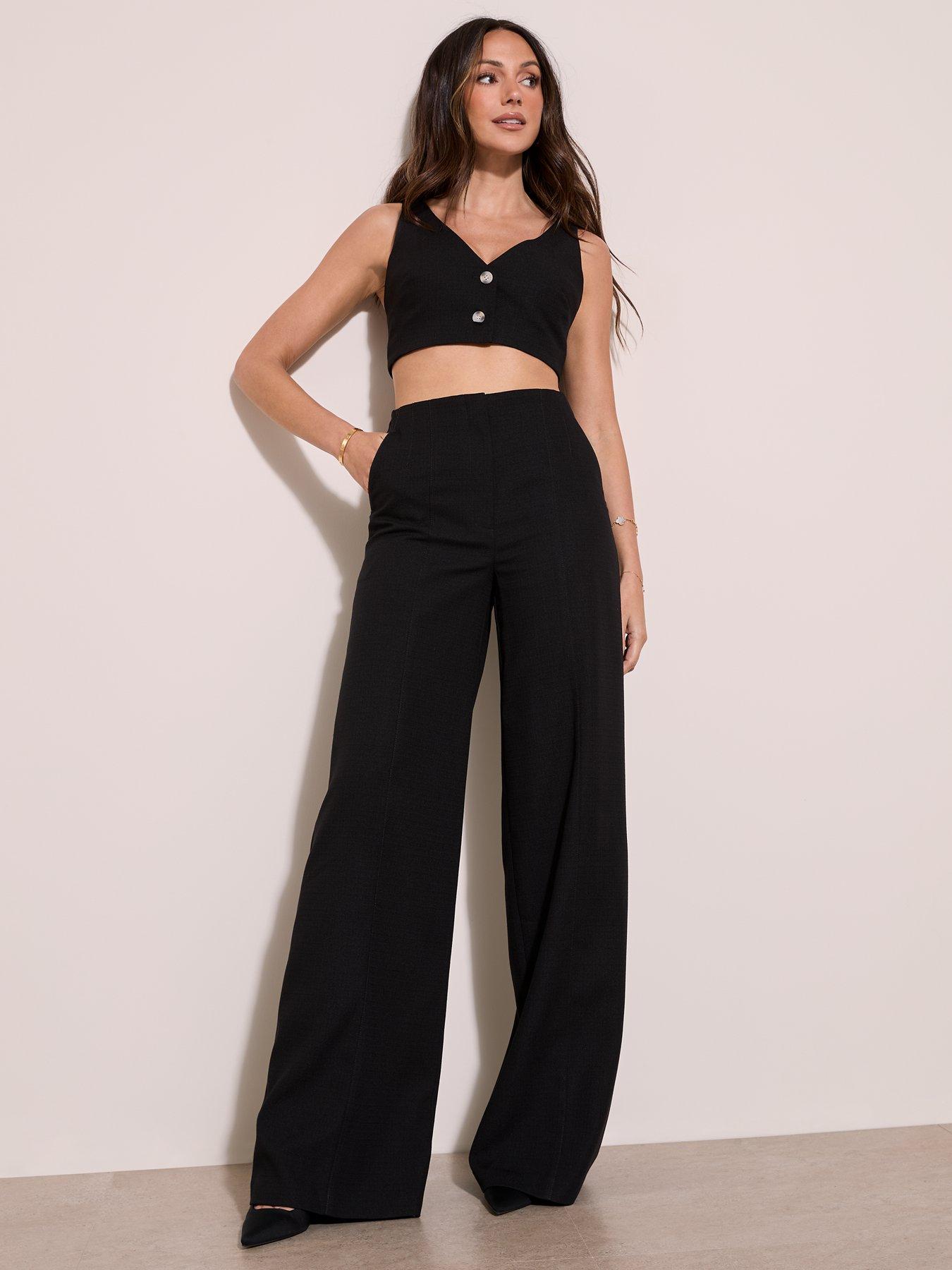  image of michelle-keegan-premium-3-piece-set-crop-top-blacknbsp