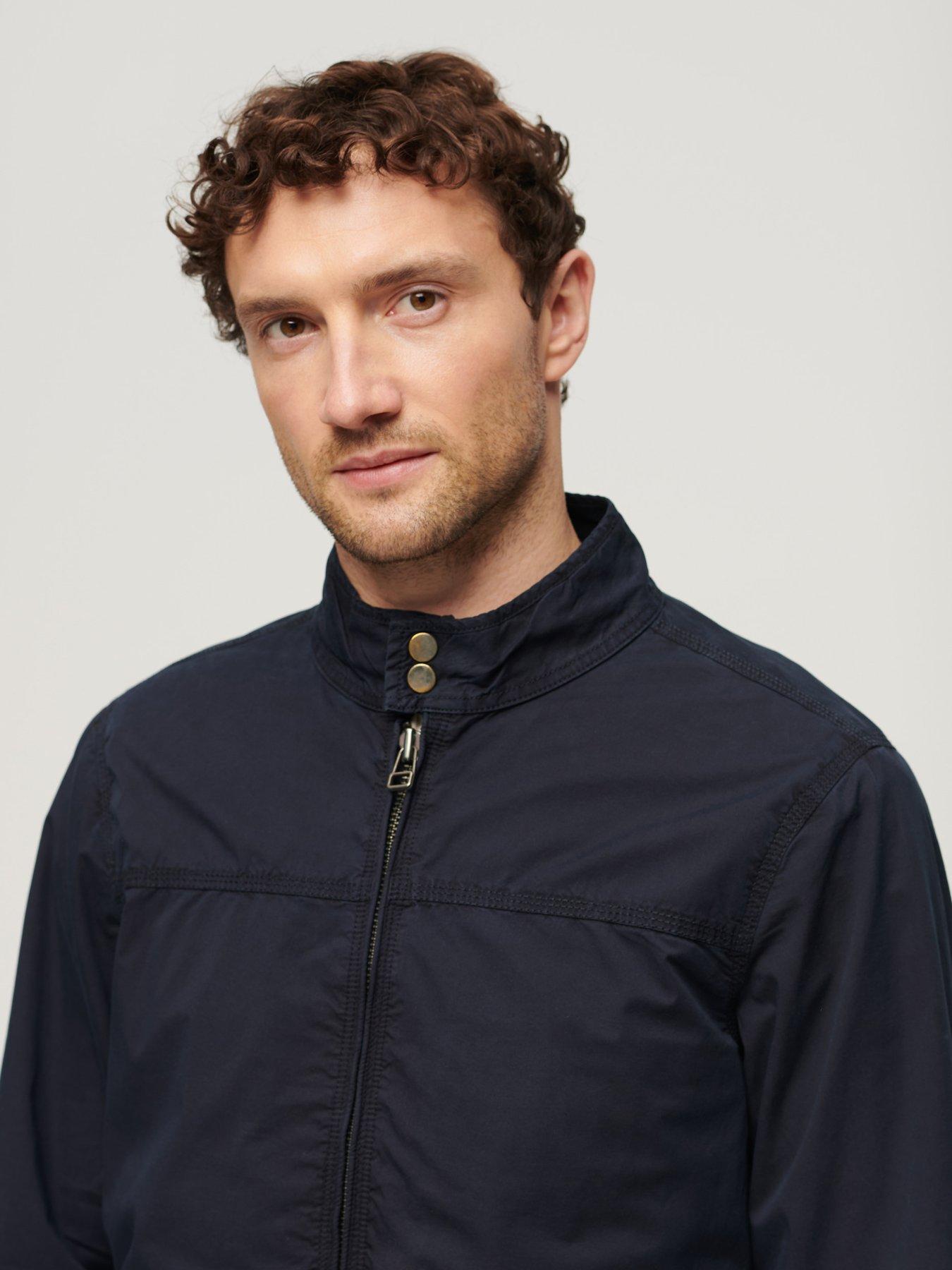 Superdry Classic Harrington Jacket - Navy | Littlewoods