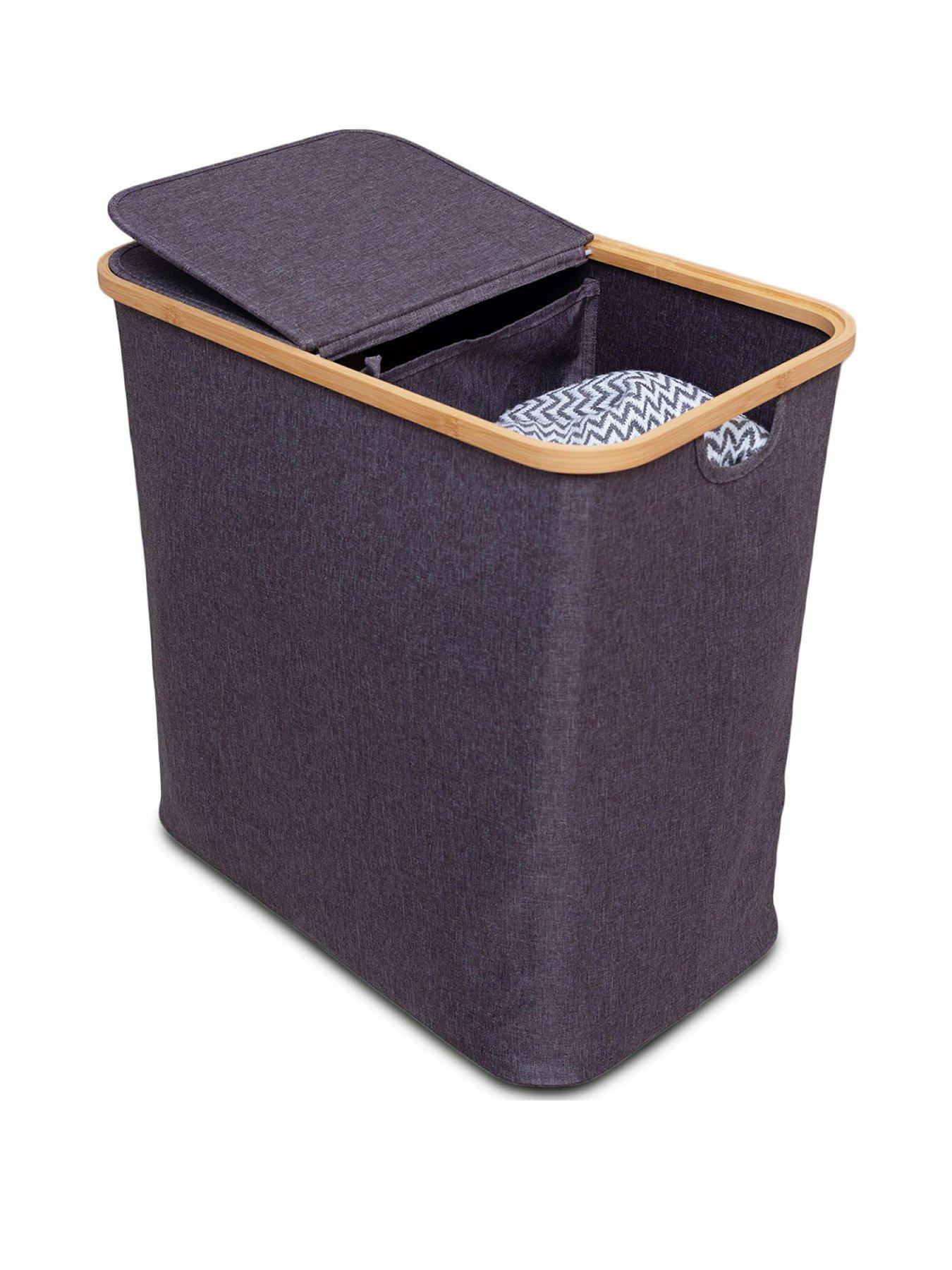 Addis 85-Litre Collapsible Twin Laundry Bin