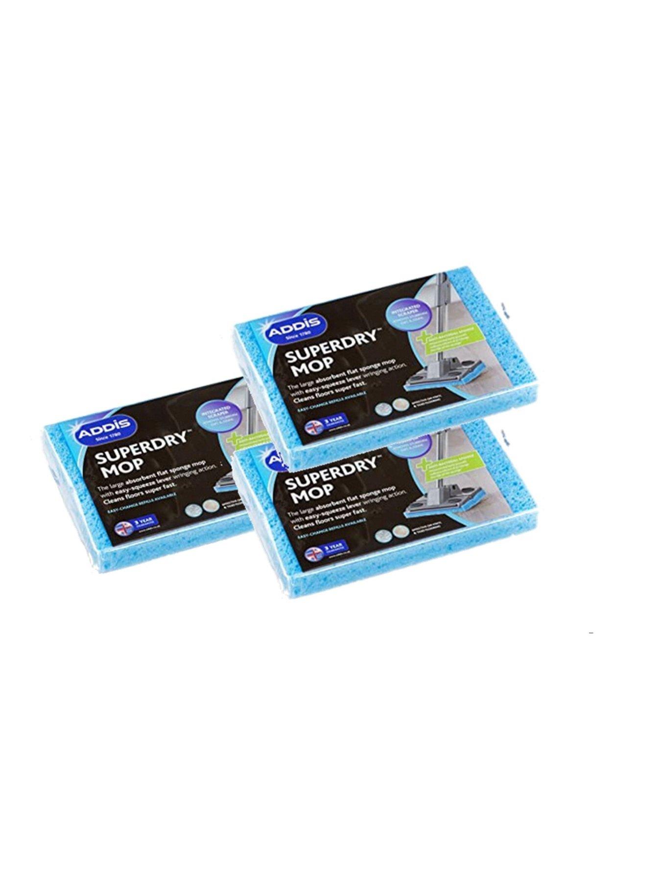  image of addis-superdry-mop-cleaning-bundle-superdry-mop-3x-refills-mop-pail