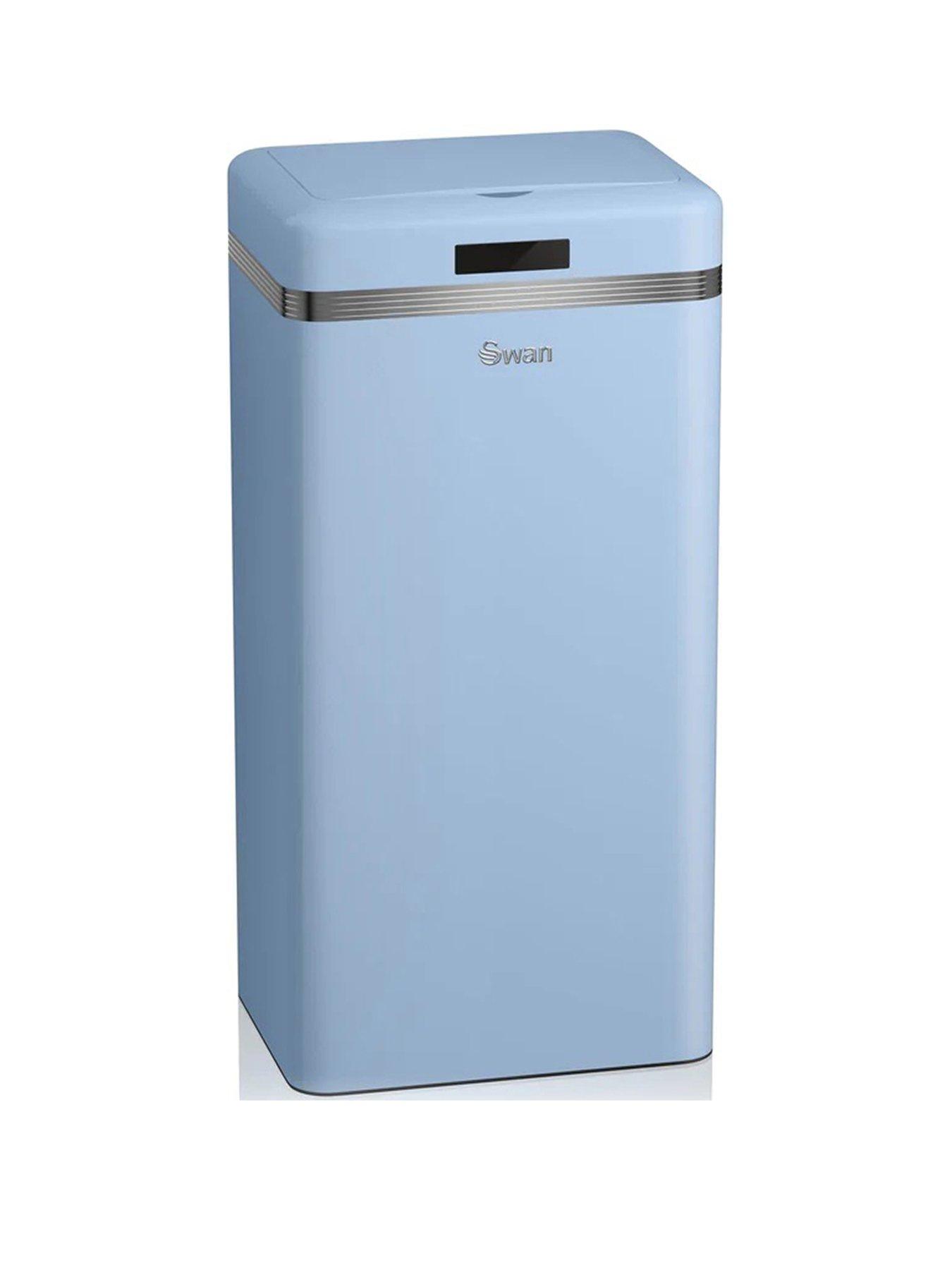 Swan Retro 45l Square Sensor Bin - Blue