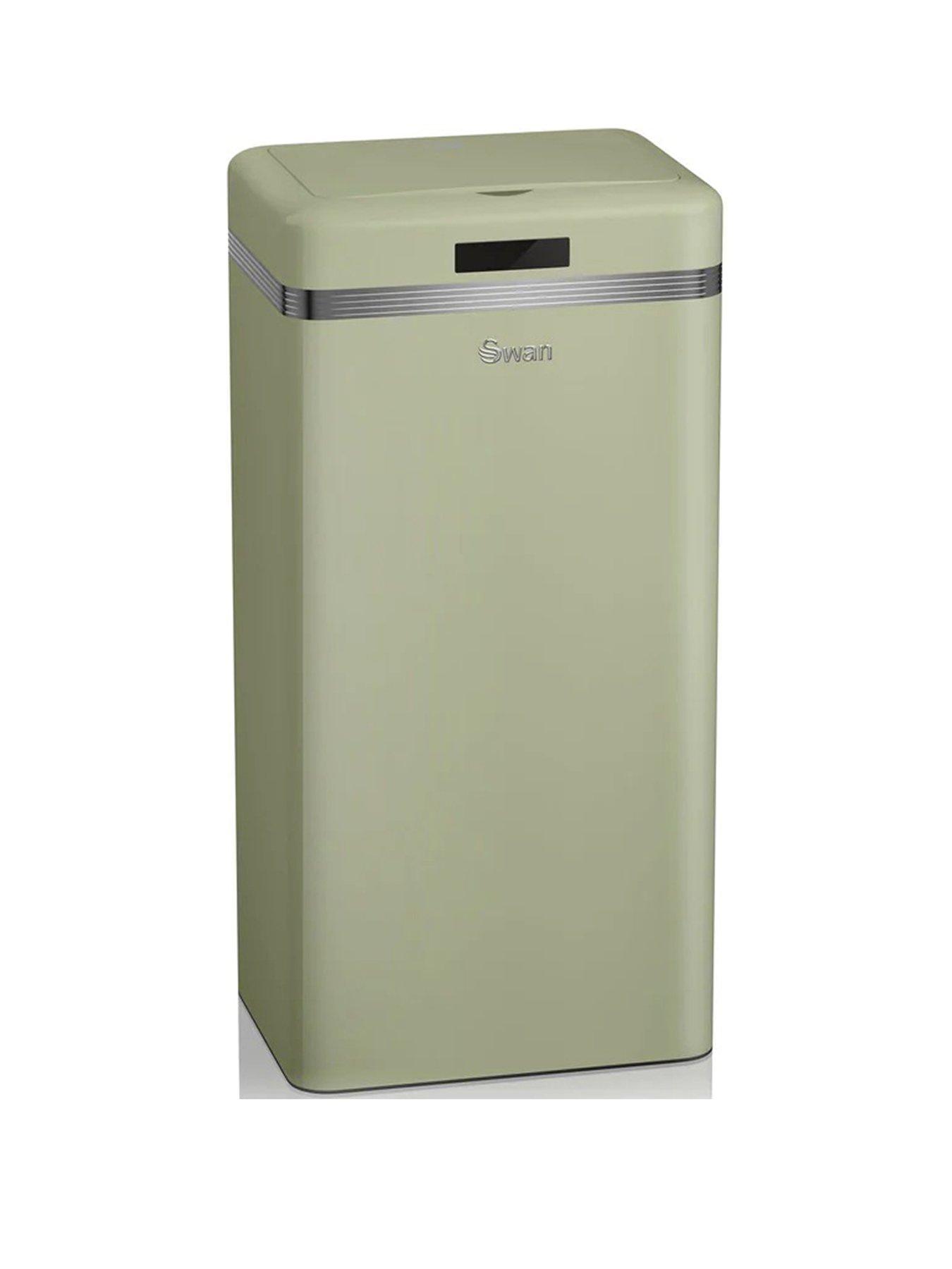 undefined Retro 45l Square Sensor Bin - Green