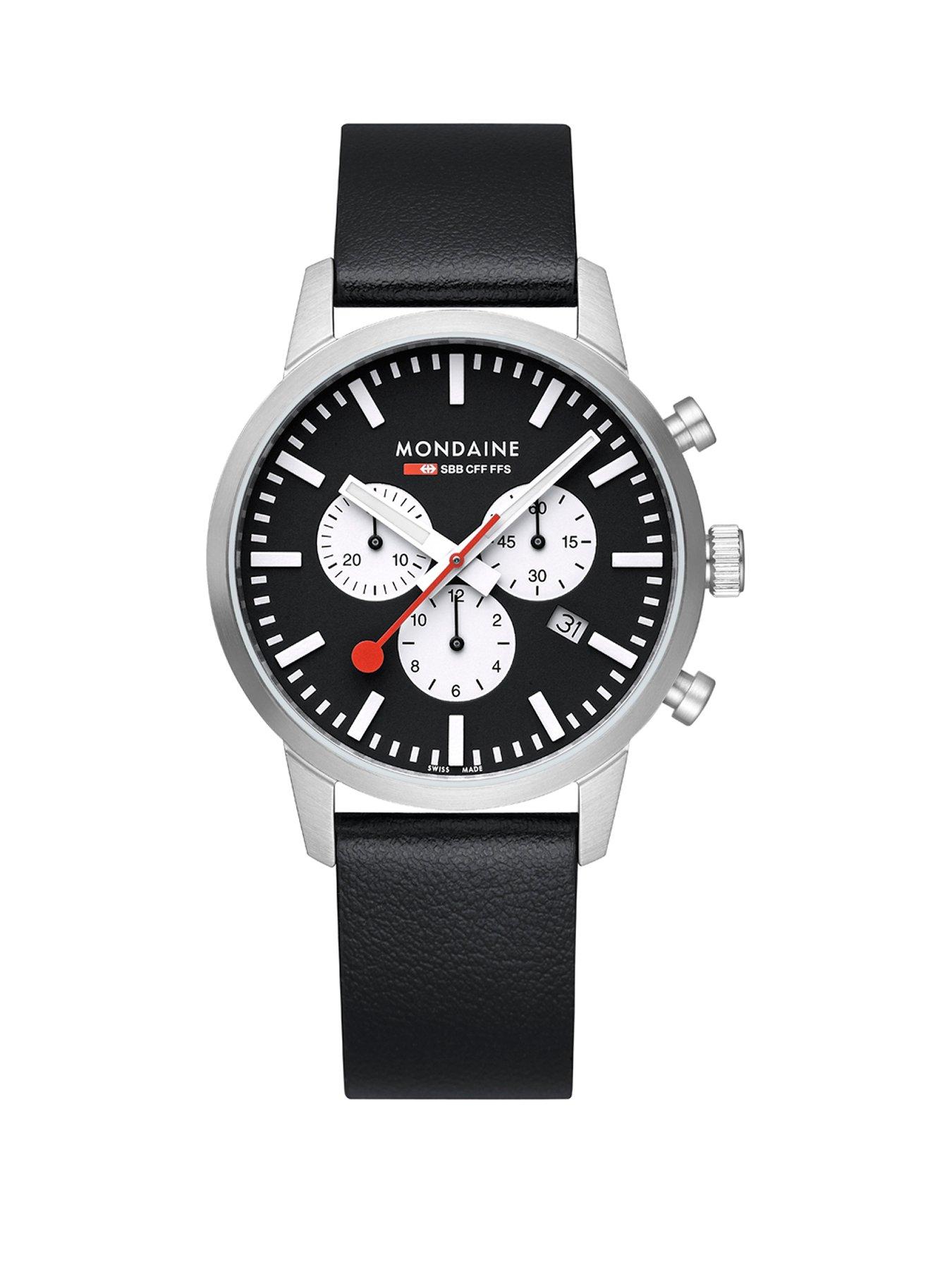 mondaine-neo-chrono-blackwhite-dial-41mm-watch-grape-leather
