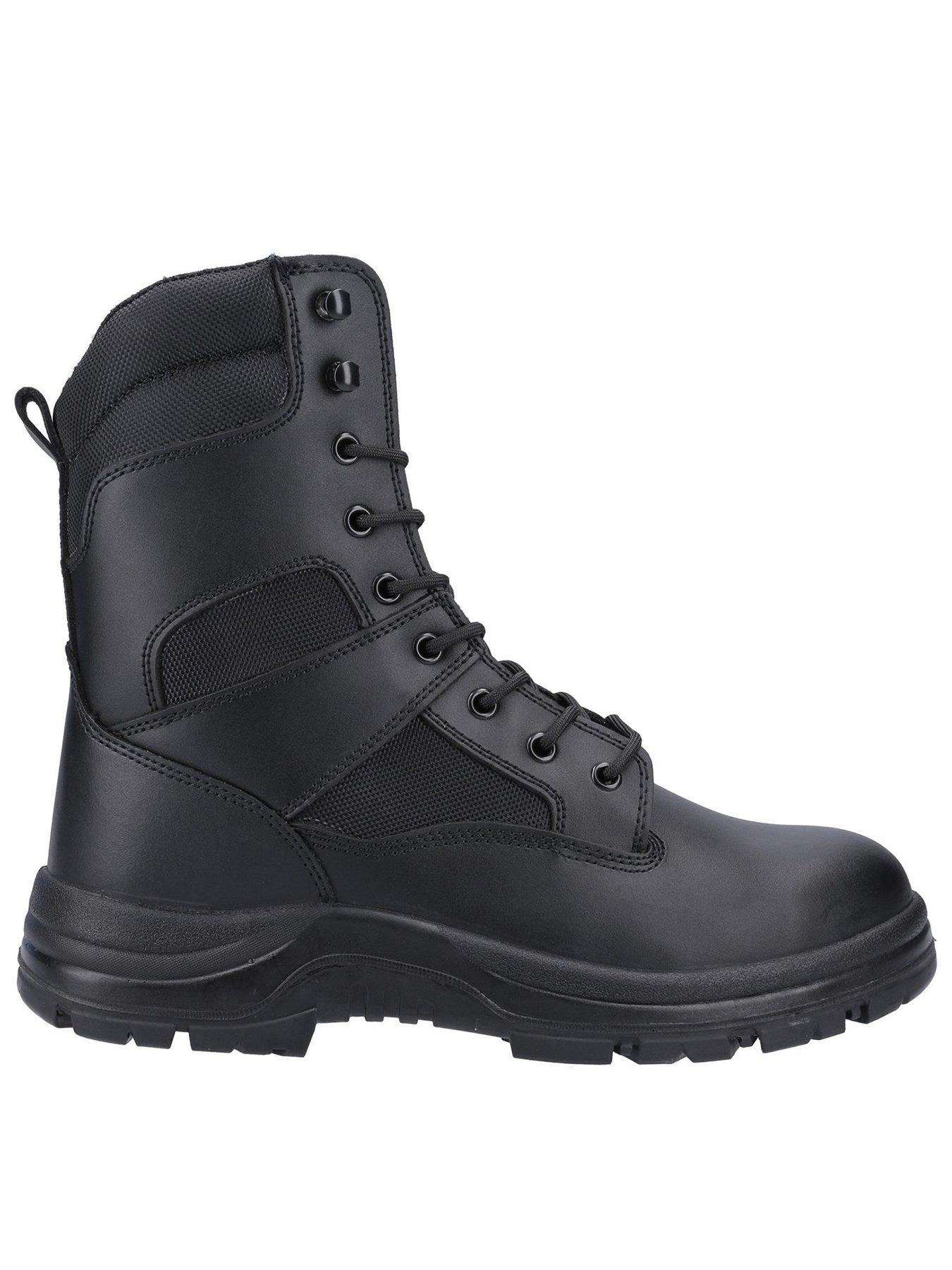  image of amblers-mens-safety-008-s3-src-side-zip-boots-black