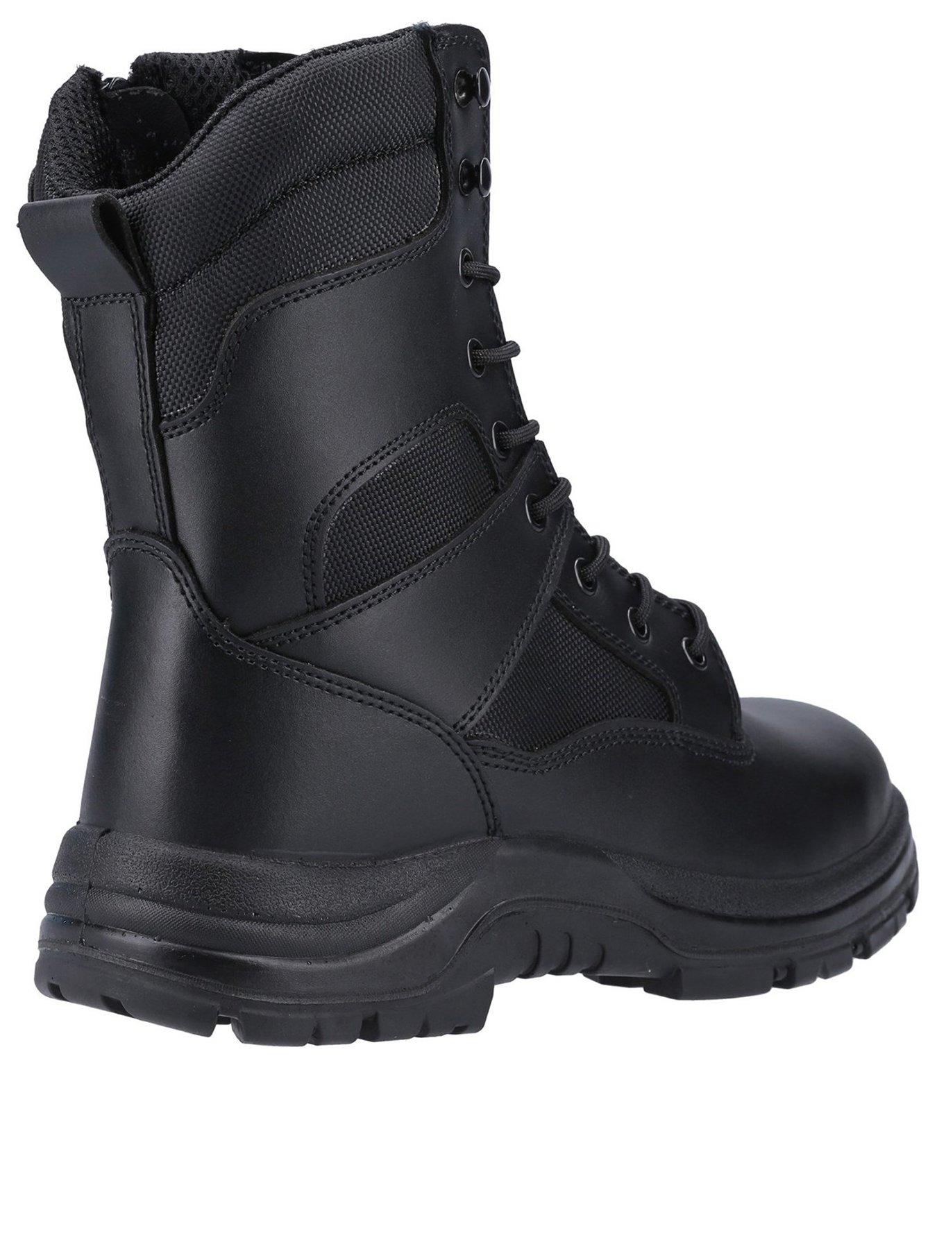  image of amblers-mens-safety-008-s3-src-side-zip-boots-black