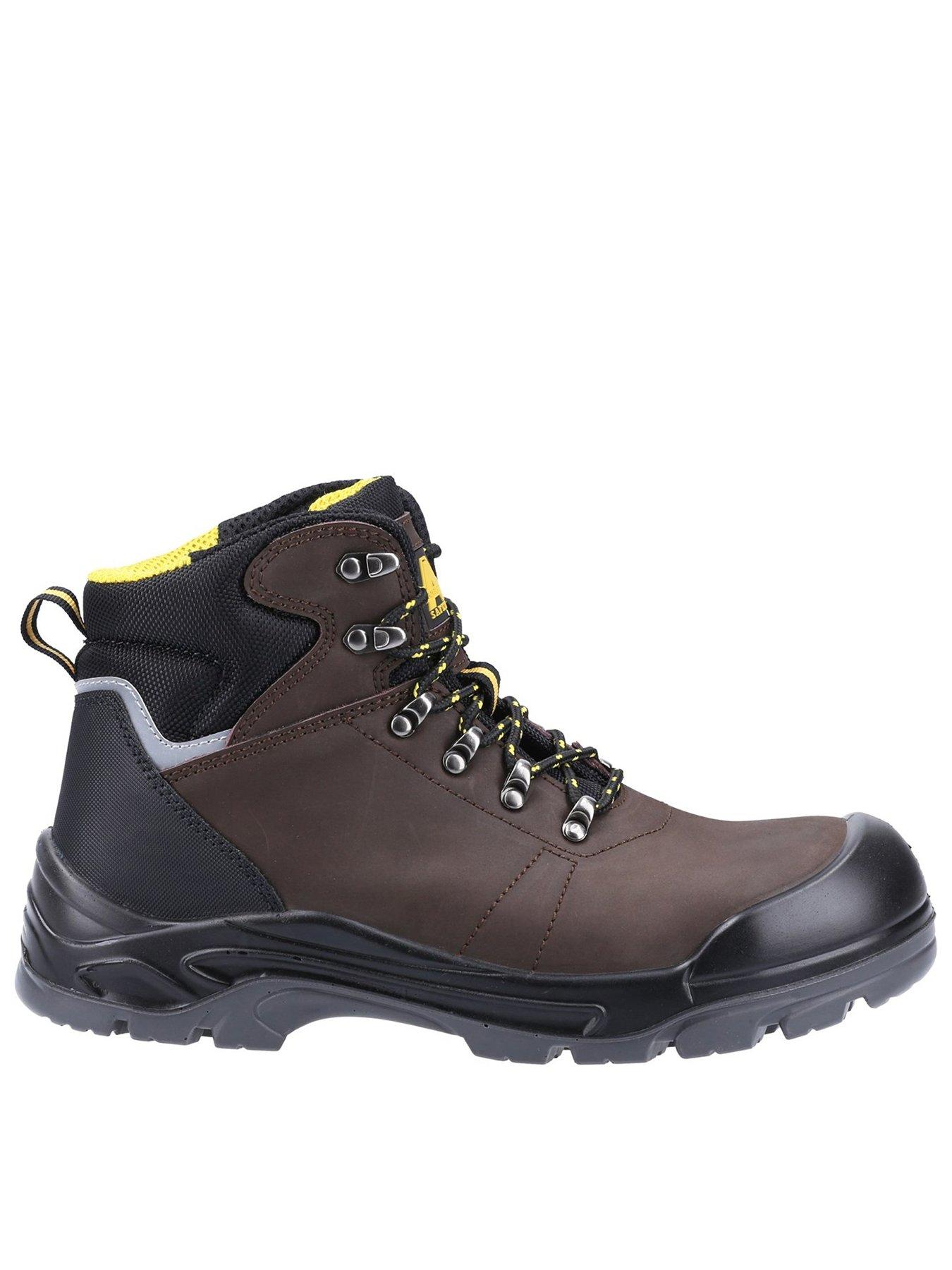 Image 1 of 4 of Amblers Men's AS203 Laymore Water-Resistant Leather Safety Boots&nbsp;- Black