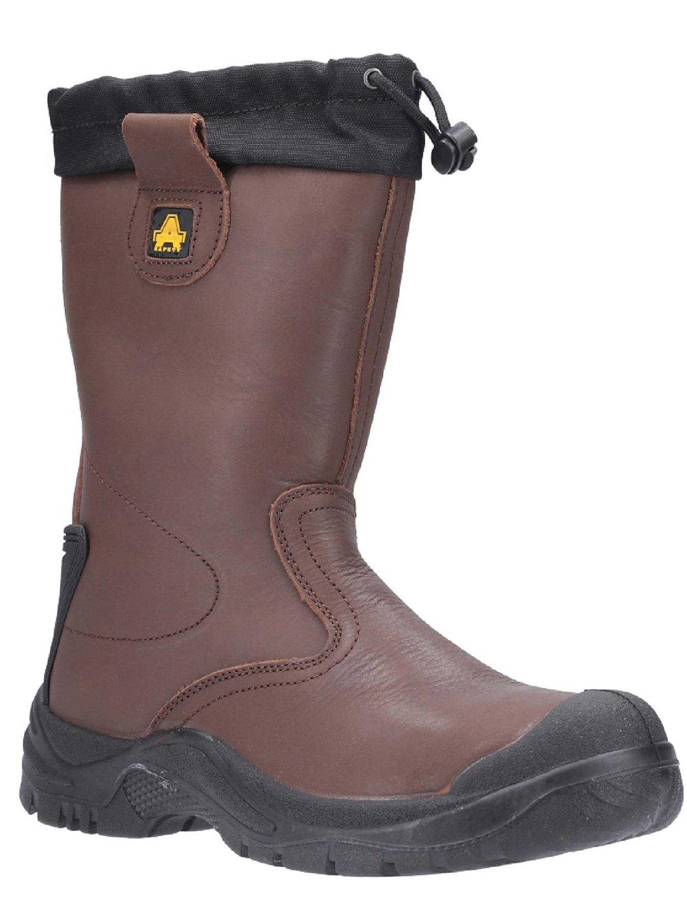  image of amblers-mens-safety-fs245-rigger-boots-brown