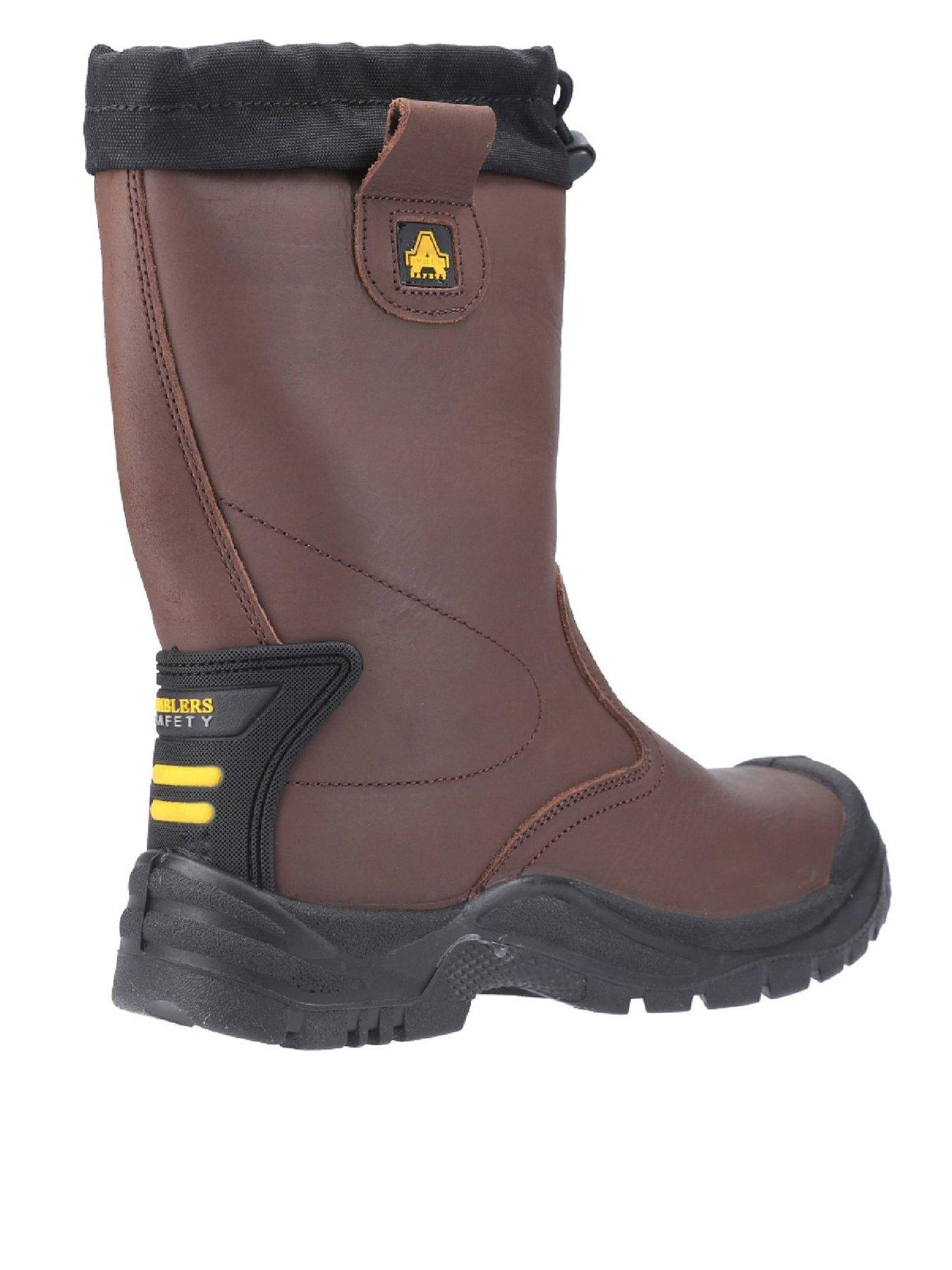  image of amblers-mens-safety-fs245-rigger-boots-brown