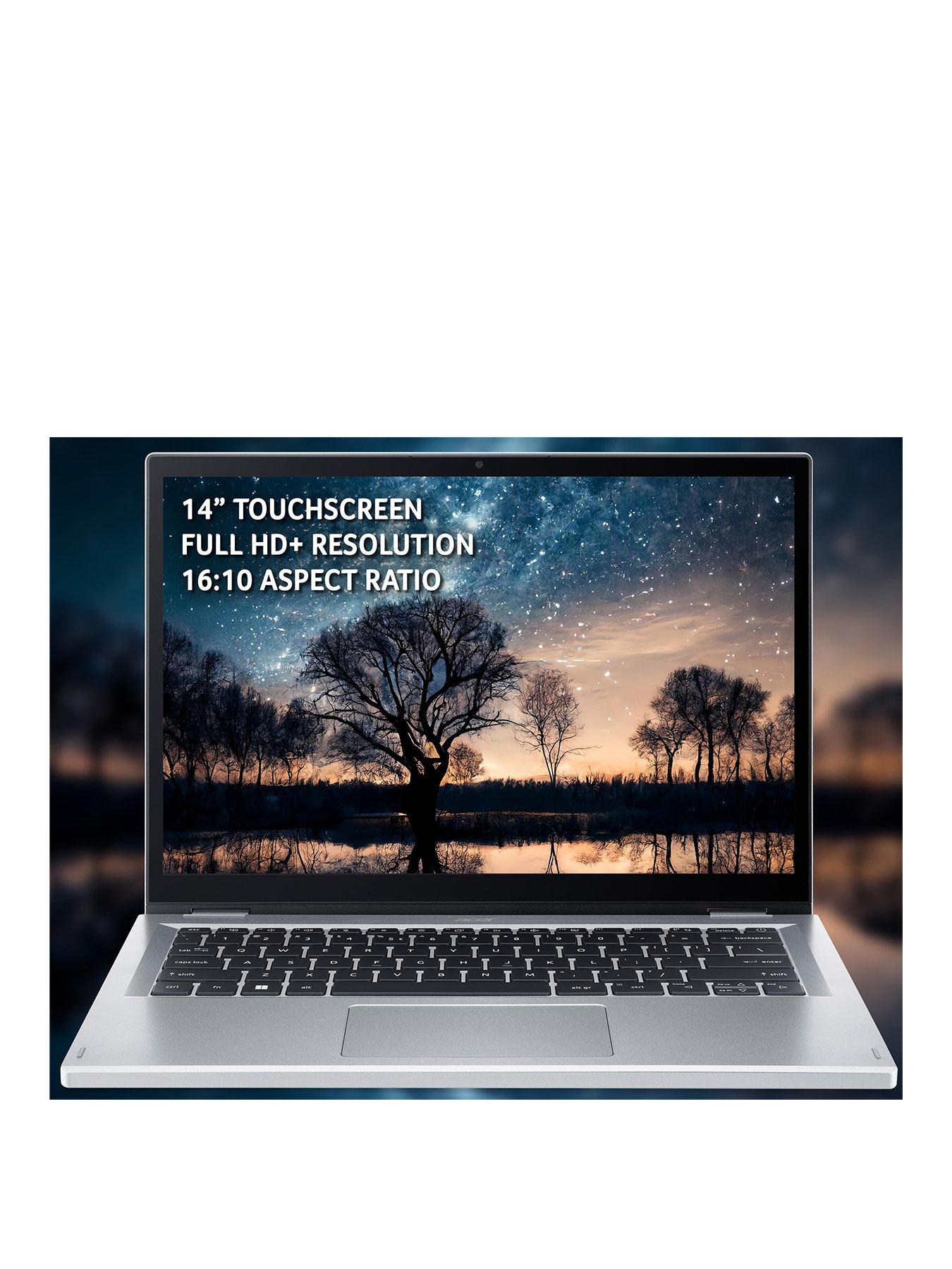 Image 1 of 8 of Acer Aspire 3 Spin Laptop - 14in FHD Touchscreen, Intel Core i3, 8GB RAM, 128GB&nbsp;SSD&nbsp;- Silver
