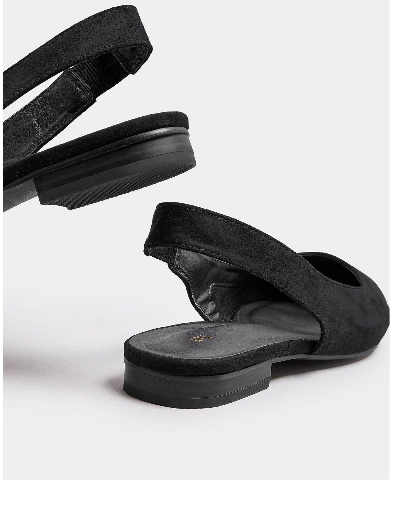 Image 3 of 4 of Long Tall Sally Flat Point Slingback Black