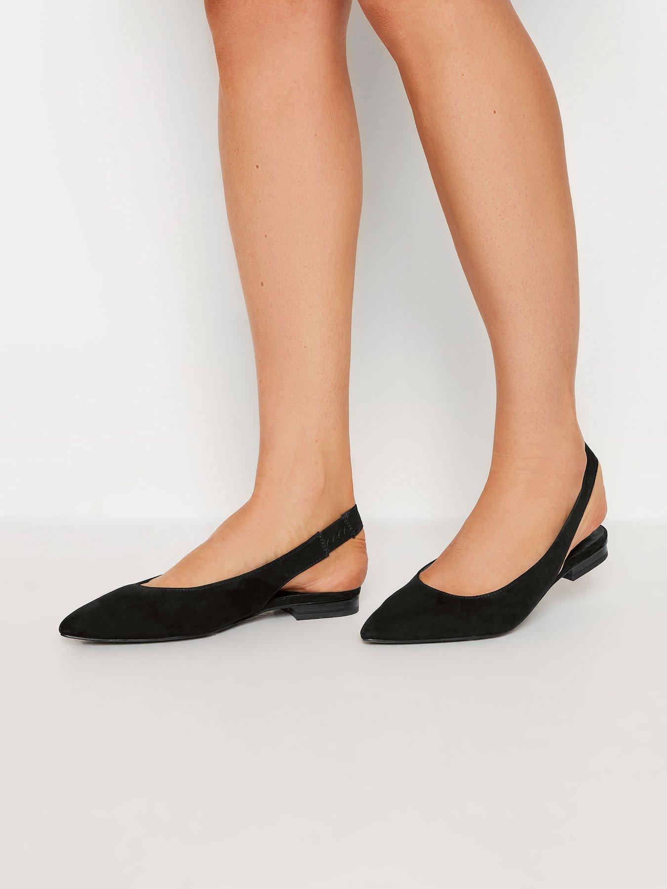 Image 4 of 4 of Long Tall Sally Flat Point Slingback Black