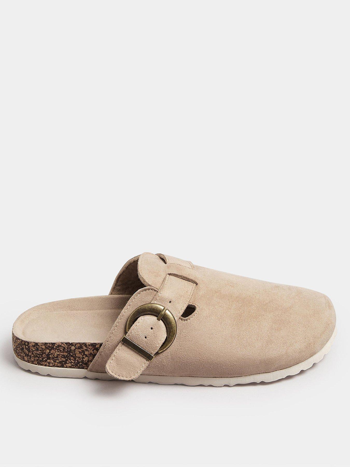  image of yours-extra-wide-fit-footbed-clog-micro-taupe-natural