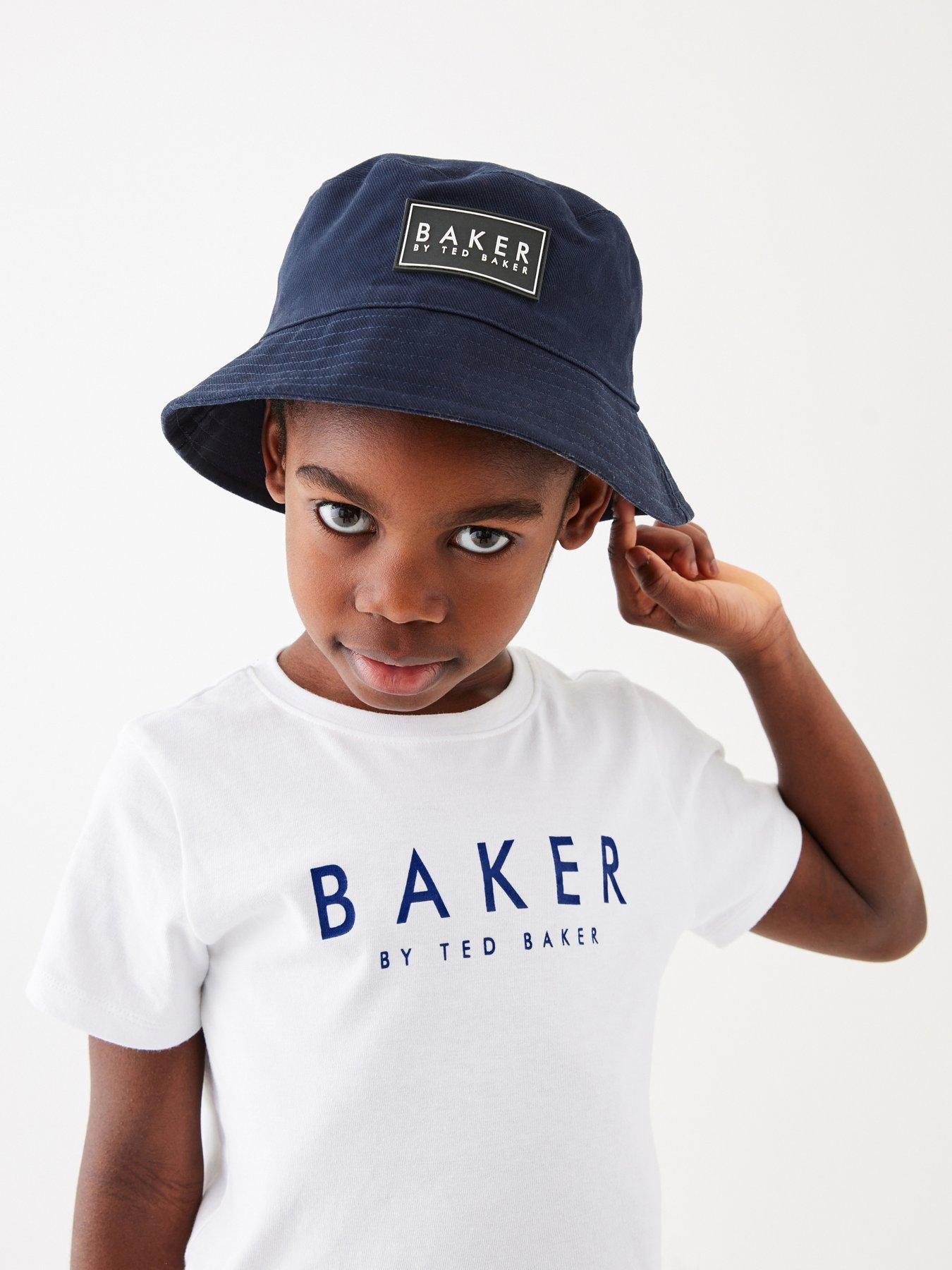 Ted Baker Boys Reversible Bucket Hat Navy littlewoods