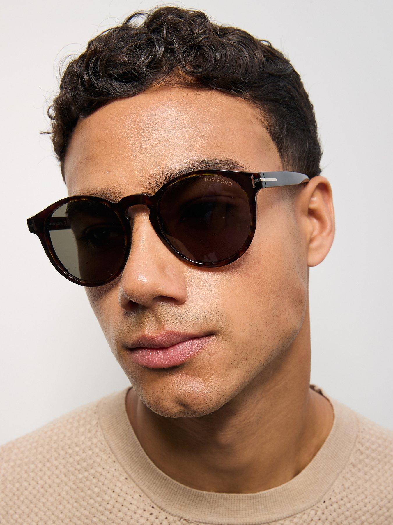 Image 5 of 5 of Tom Ford Mens Ian-02 Round Sunglasses