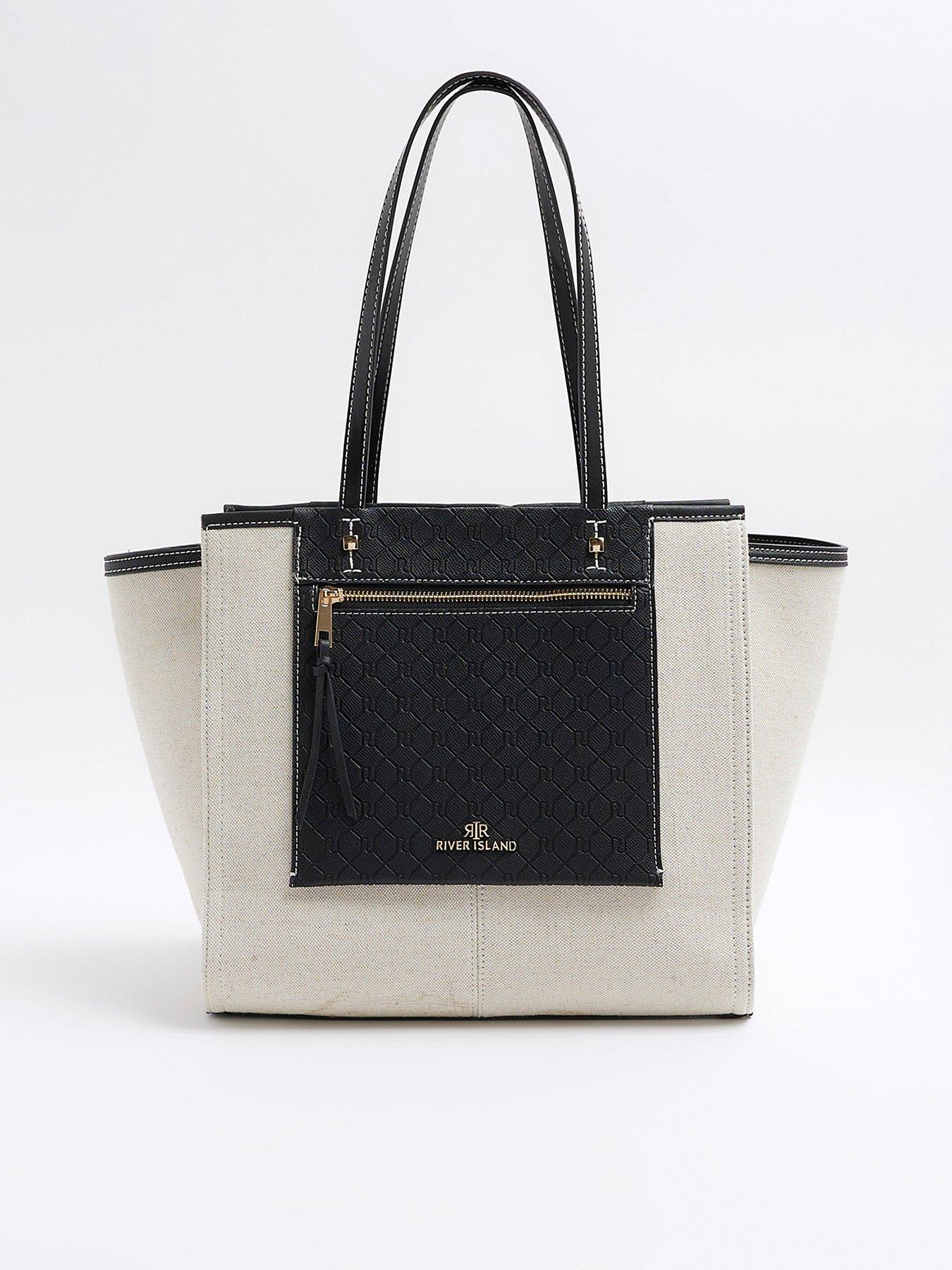 River island winged tote bag sale