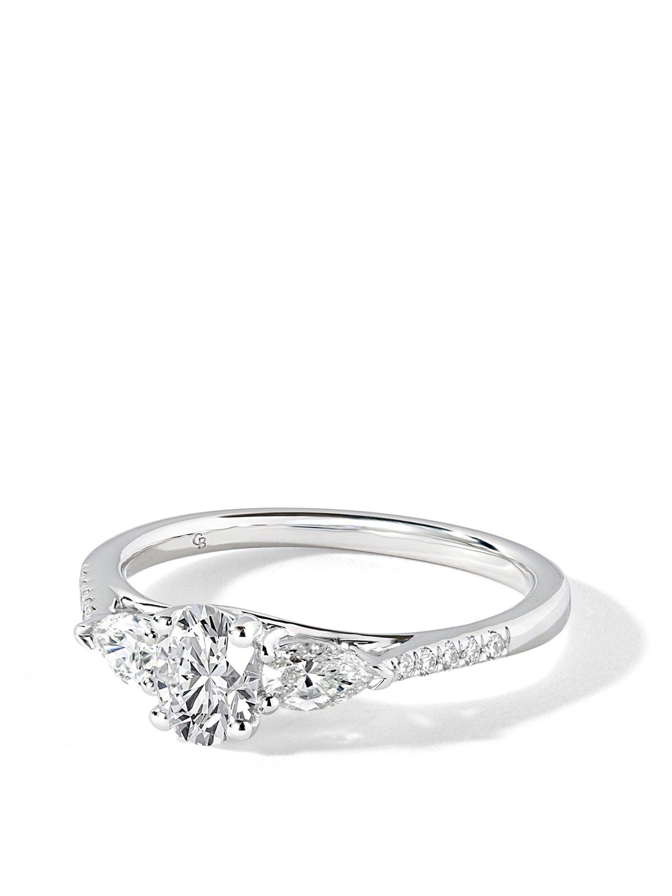  image of created-brilliance-alissa-9ct-white-gold-075ct-tw-lab-grown-diamond-engagement-ring