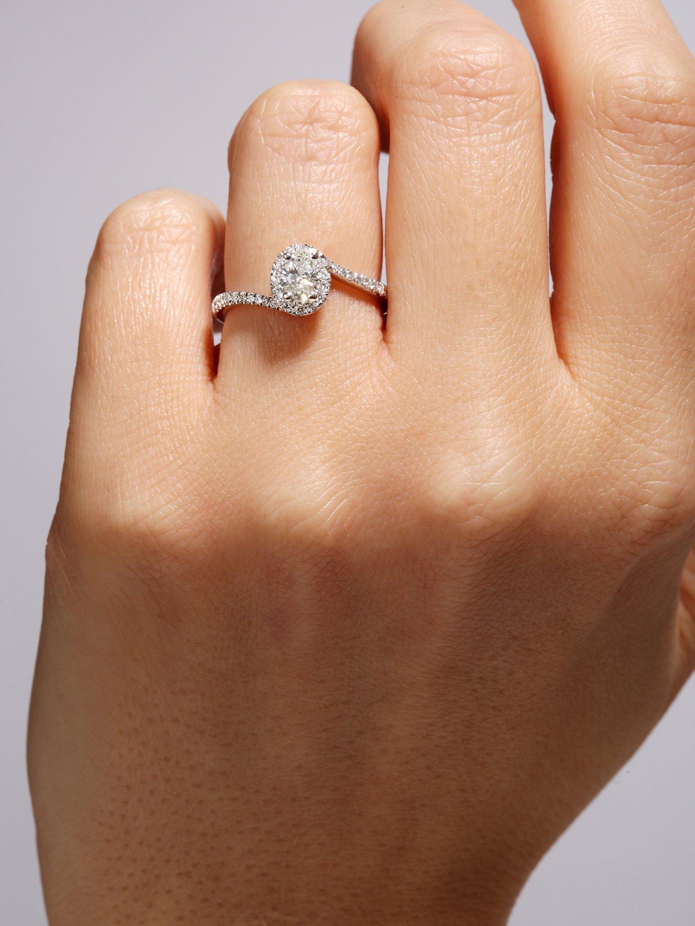  image of created-brilliance-camille-9ct-white-gold-050ct-tw-lab-grown-diamond-engagement-ring