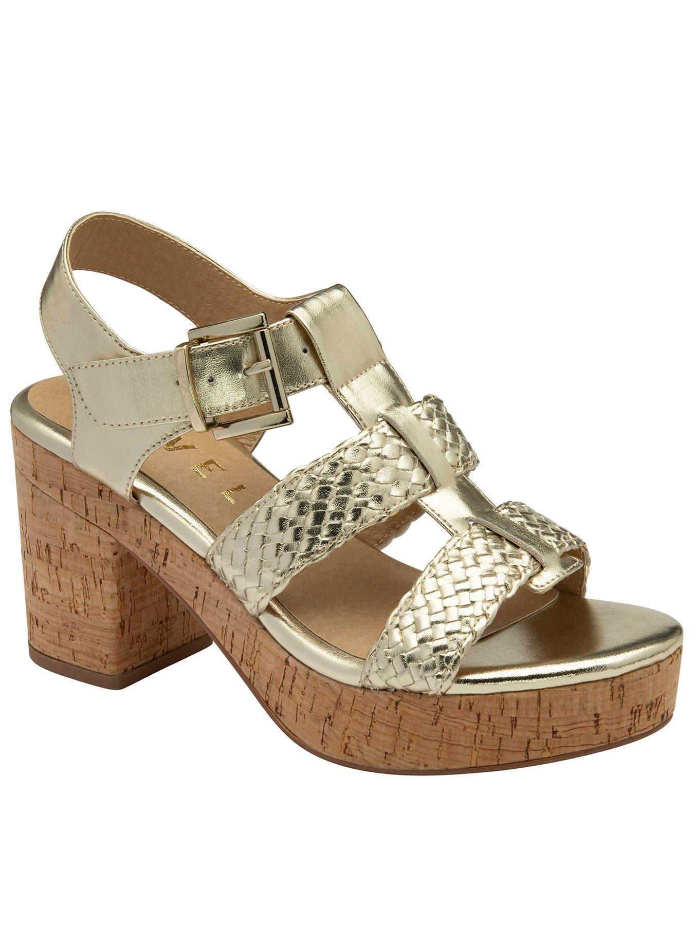 Ravel store gold sandals