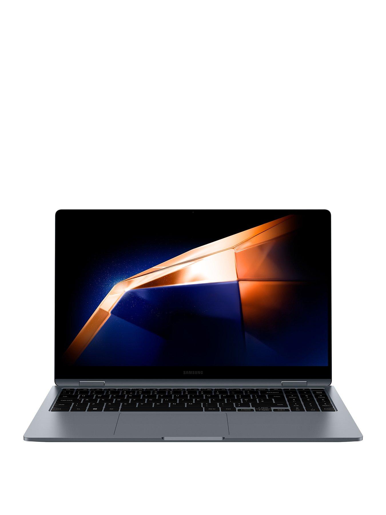  image of samsung-galaxy-book4-360-2024-touchscreen-laptop-156in-fhd-intel-core-5nbsp8gb-ramnbsp256gb-ssd-grey