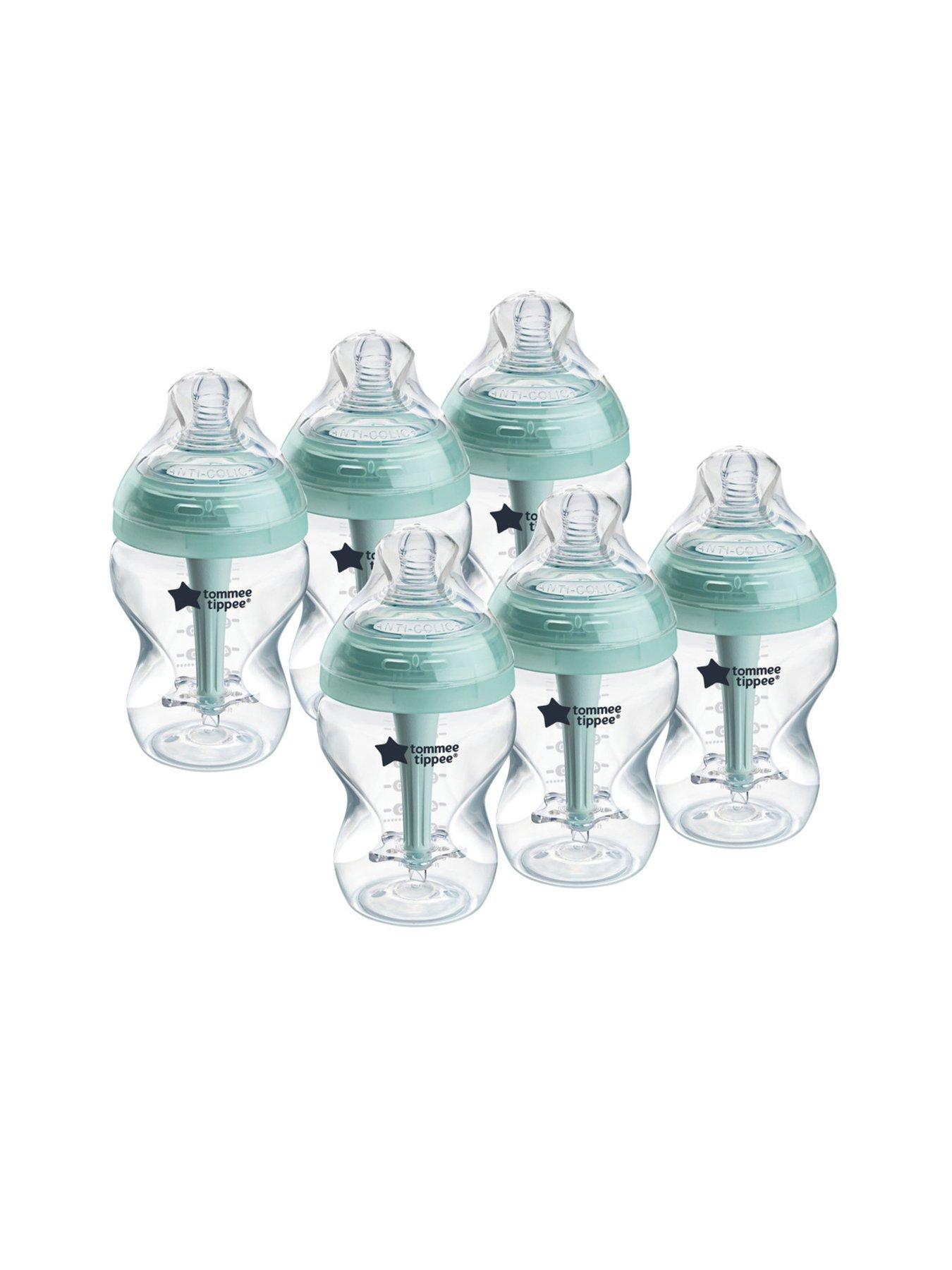 undefined Advanced Anti- Colic 6 x 260ml Bottles - Clear/Blue