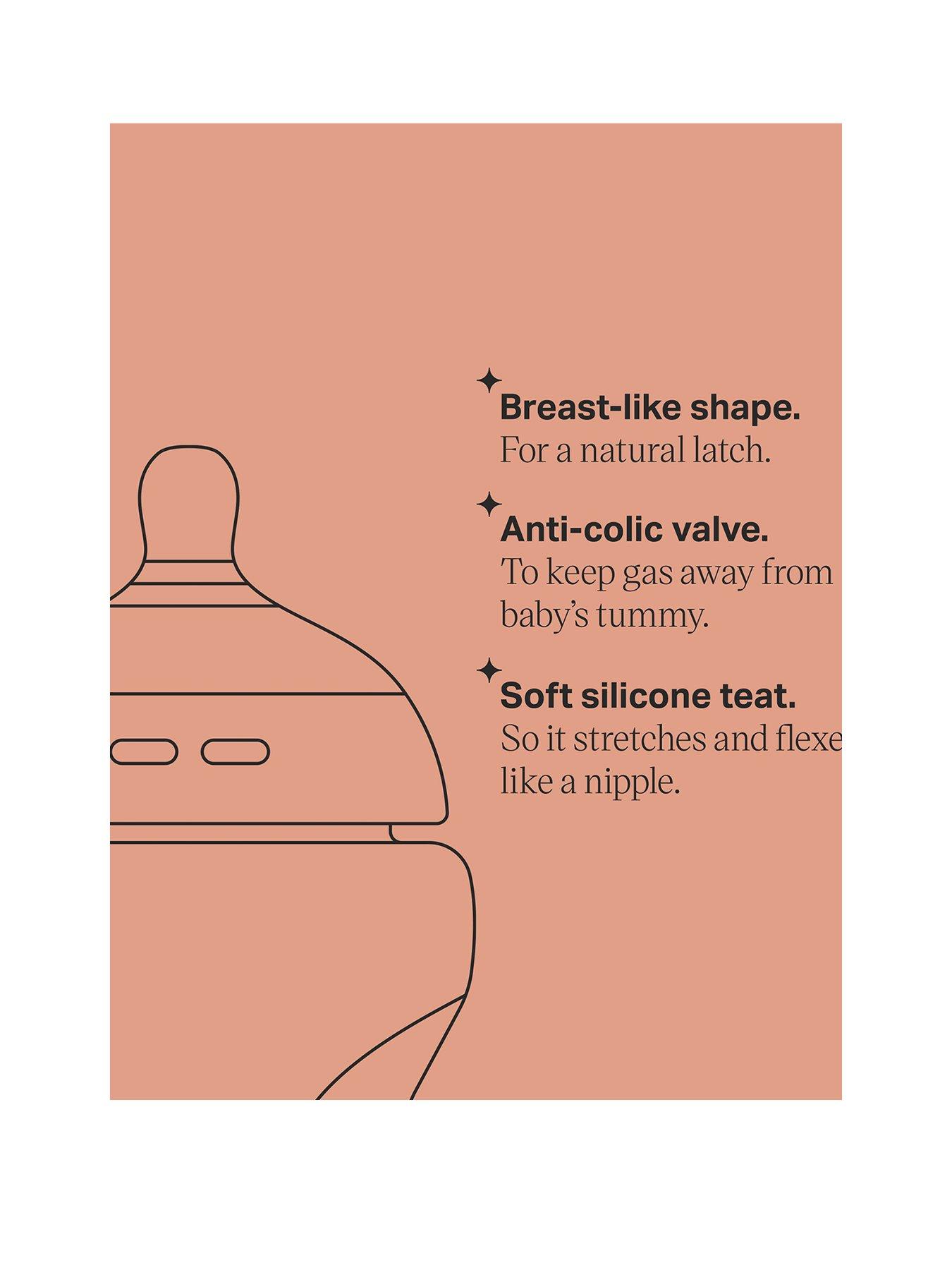 image of tommee-tippee-natural-start-6-x-260ml-feeding-bottles
