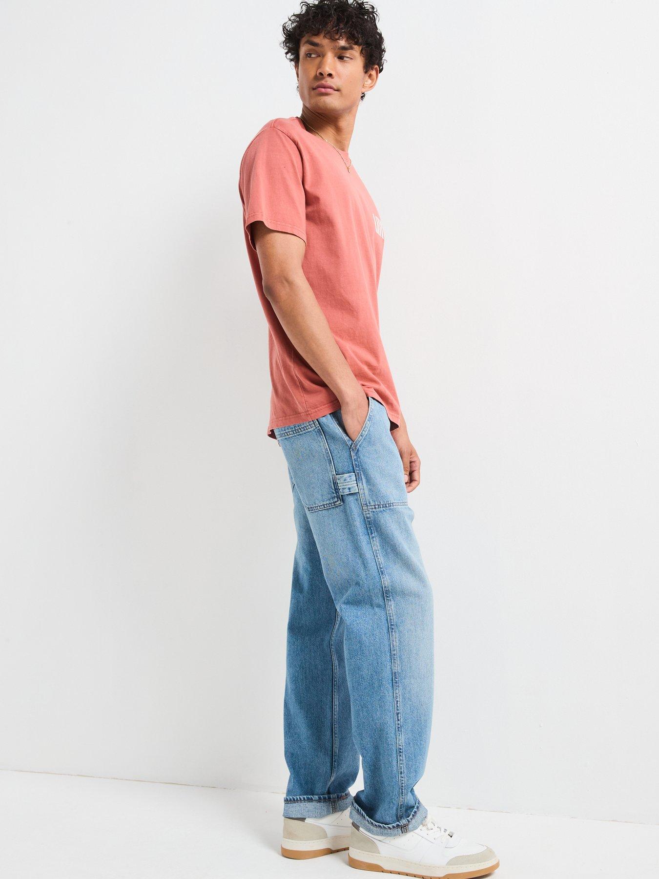 Levi's 555 Relaxed Straight Fit Utility Jeans - Everyday Goods - Light ...