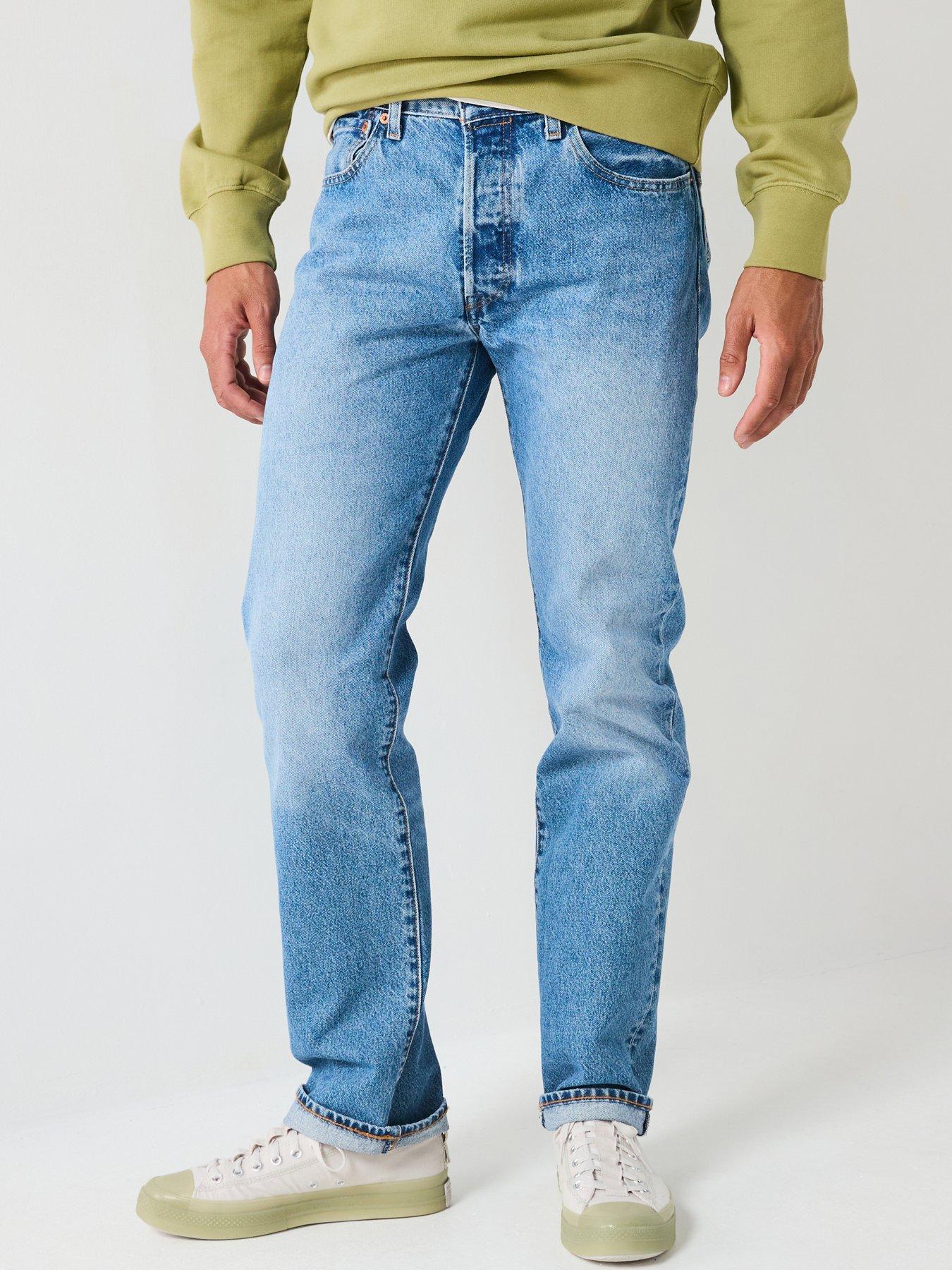 Levi's 501® Original Straight Fit Jeans - Chemicals - Blue
