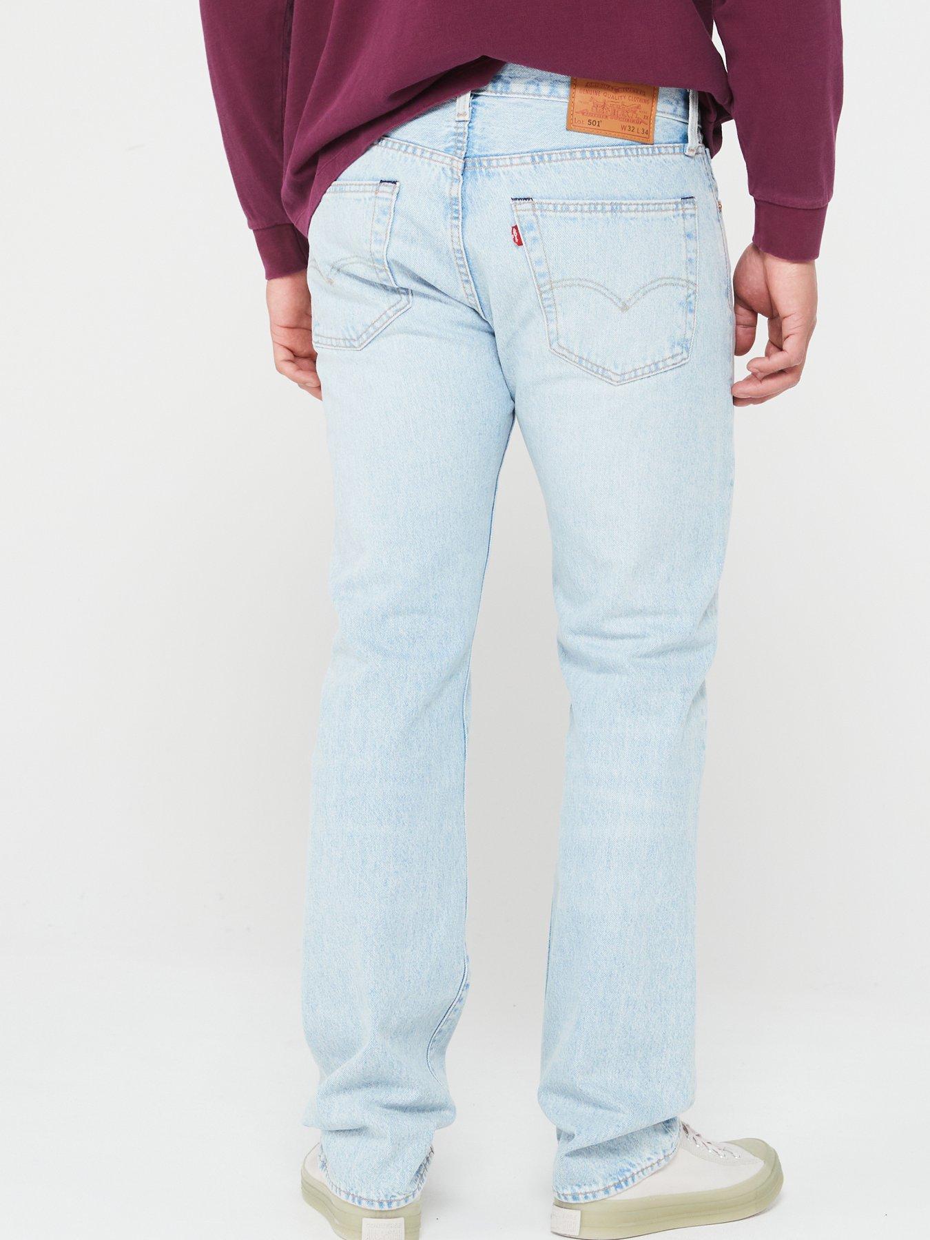 501 Original Straight Fit Jeans Drive Me Crazier Light Blue