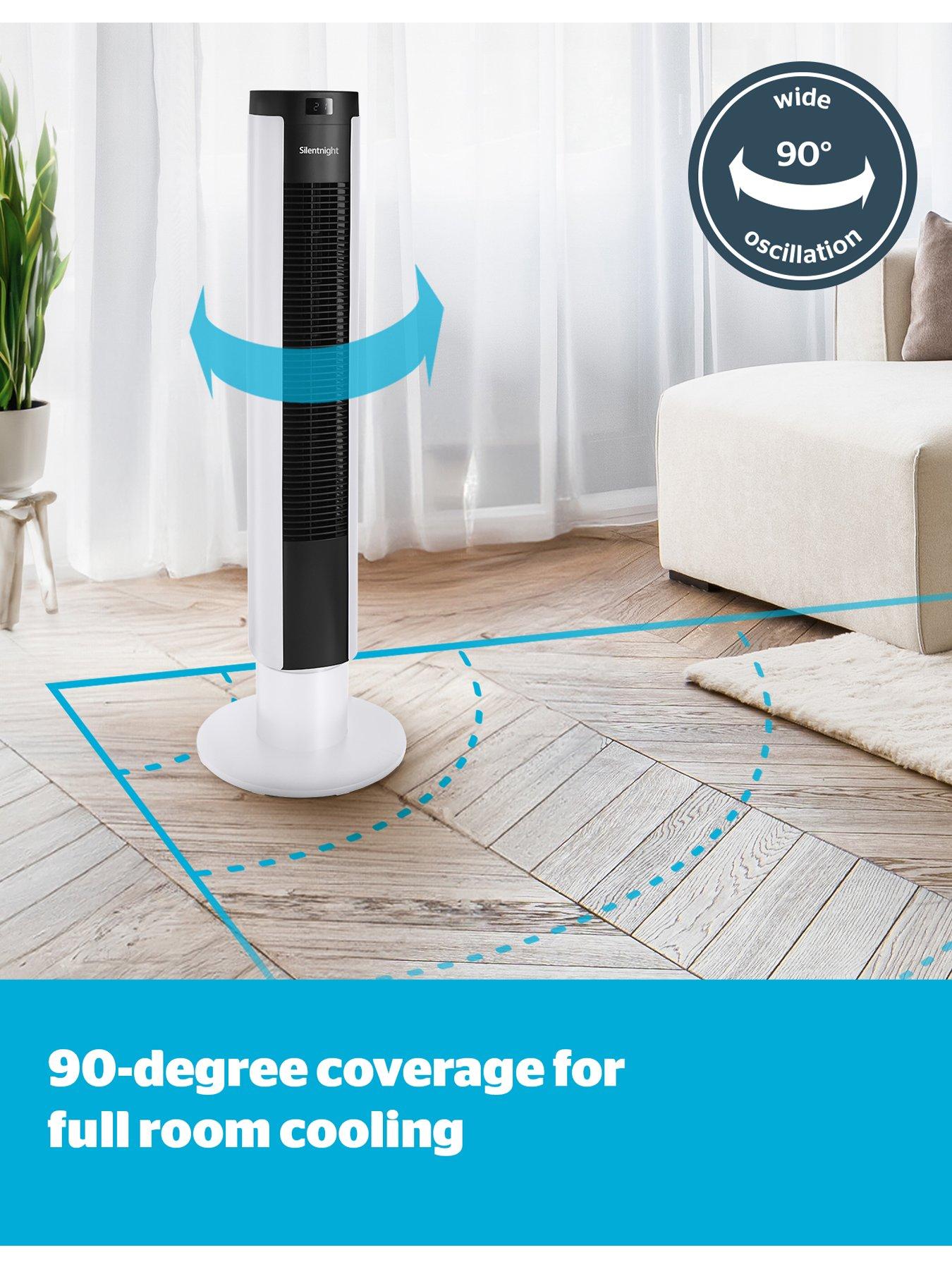 Image 4 of 6 of Silentnight Home Electrics Airmax 3400 Oscillating Tower Fan - Digital Control