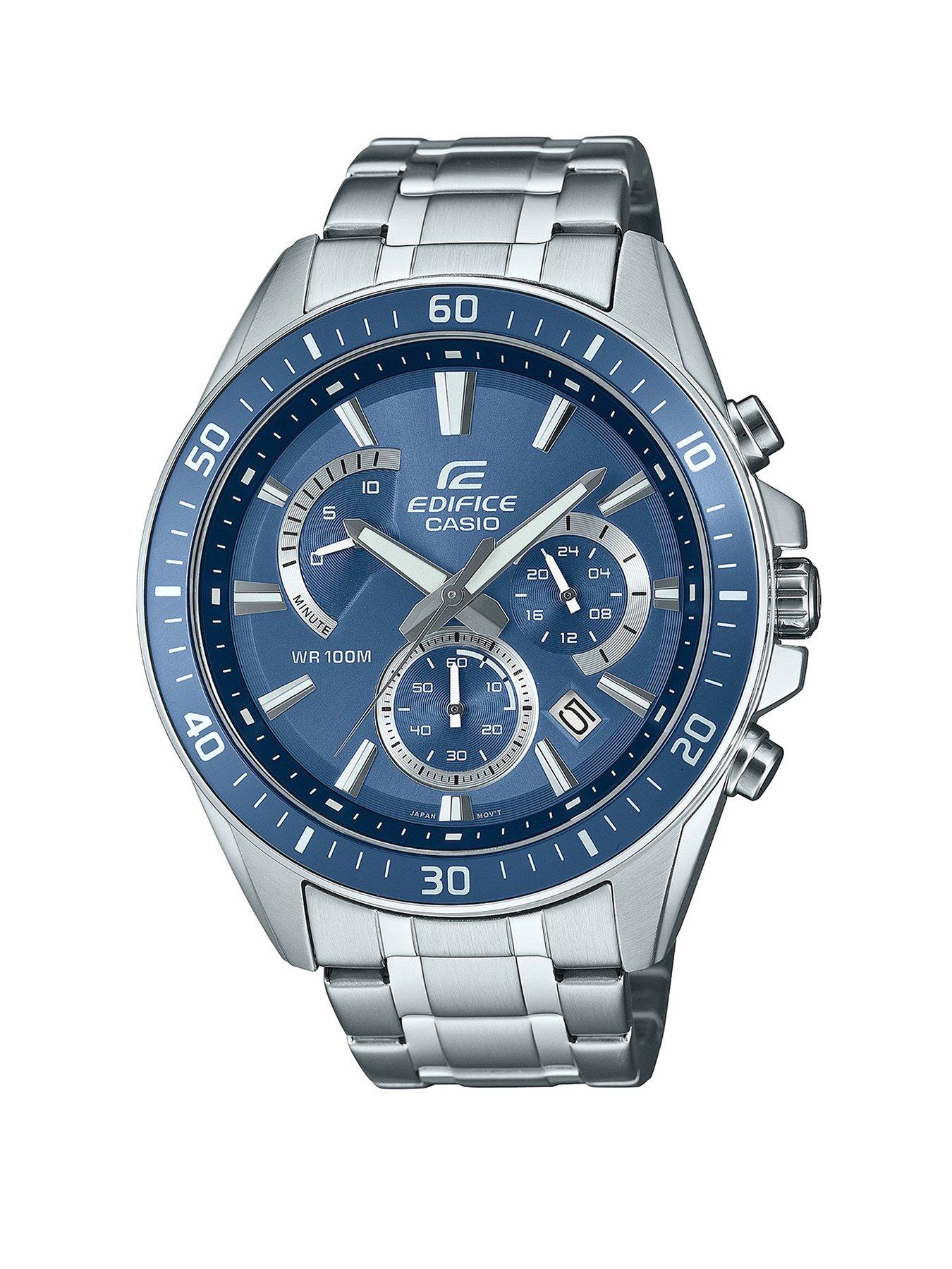 undefined Edifice EFR-552D-2AVUEF Stainless Steel Blue Dial Watch
